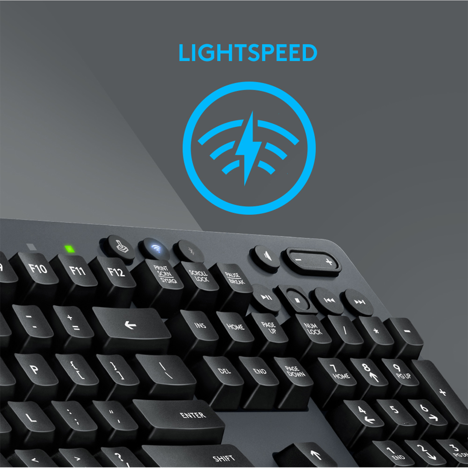 Logitech G G613 Wireless Mechanical Gaming Keyboard, Volle Größe (100%), Kabellos, RF Wireless + Blu
