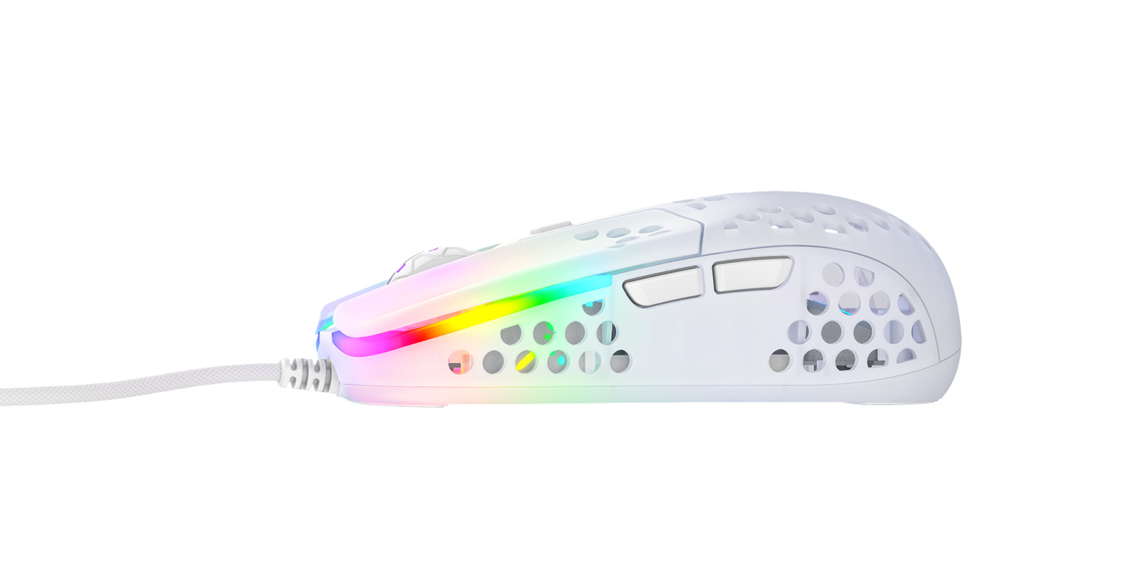 Xtrfy CHERRY XTRFY MZ1, Beidhändig, Optisch, USB Typ-A, 16000 DPI, Weiß
