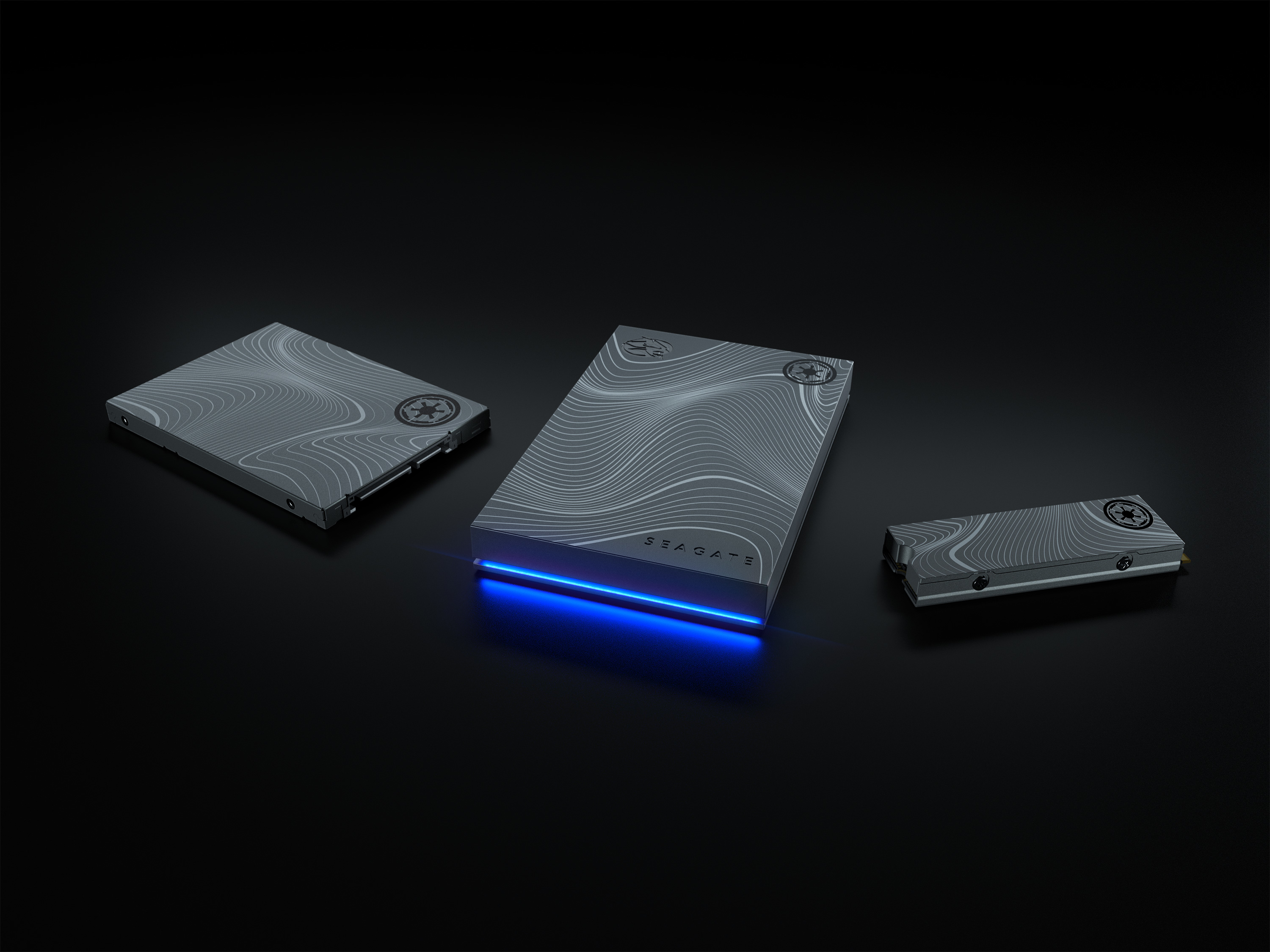 Seagate FireCuda ZA2000GM1A011 - Beskar Ingot Drive Special Edition - SSD - 2 TB - intern - 2.5" (6.