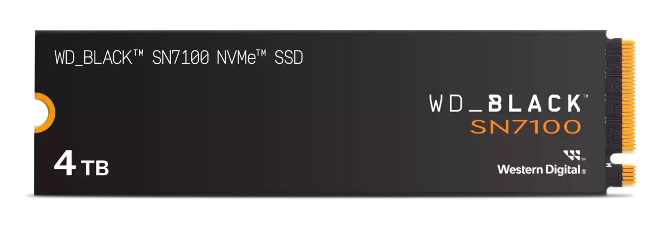 WD Black SN7100, 4 TB, M.2, 7000 MB/s