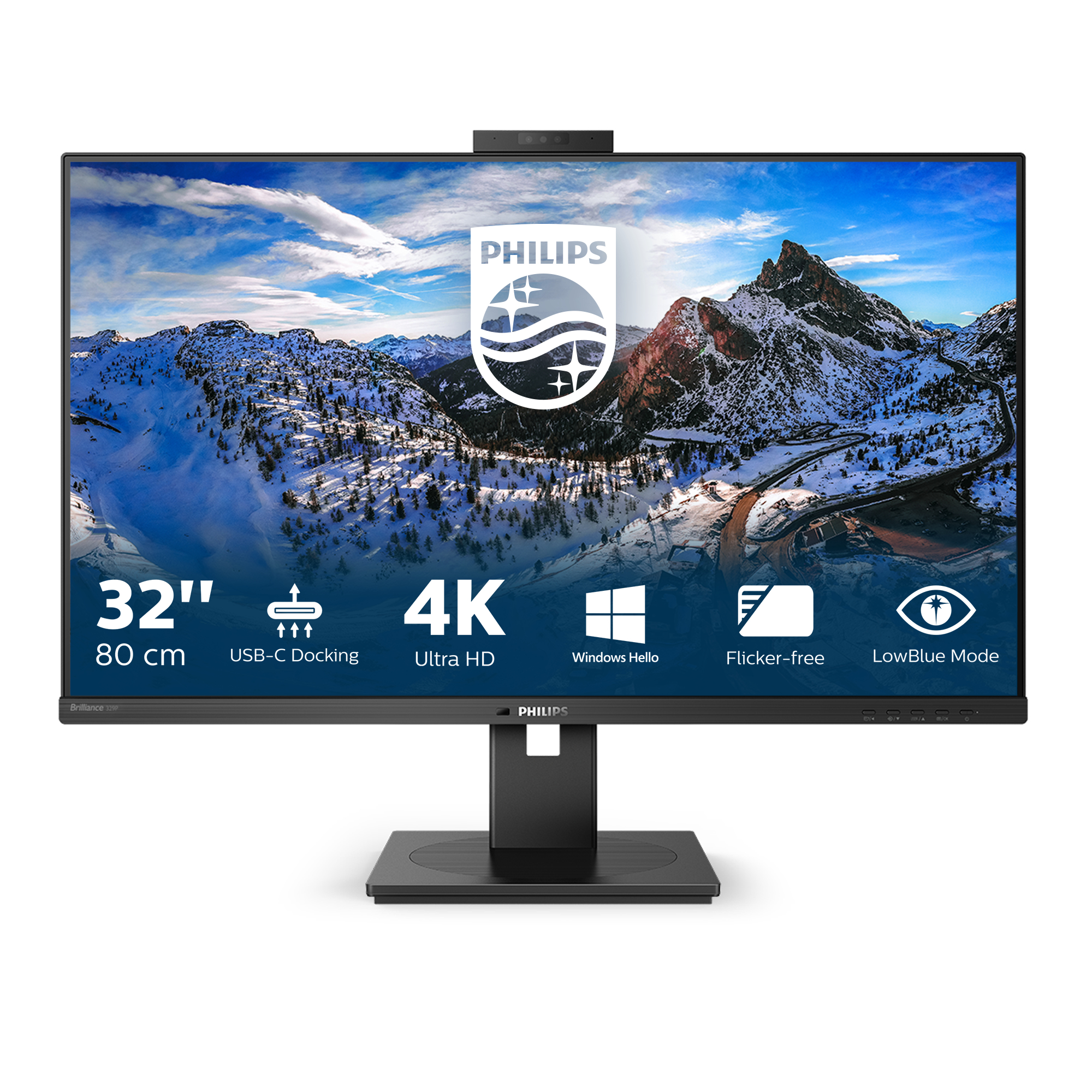 B-WARE - Philips P-line 329P1H Monitor 80cm (31.5") 4K UHD, IPS, 4ms, HDMI, Displayport, USB
