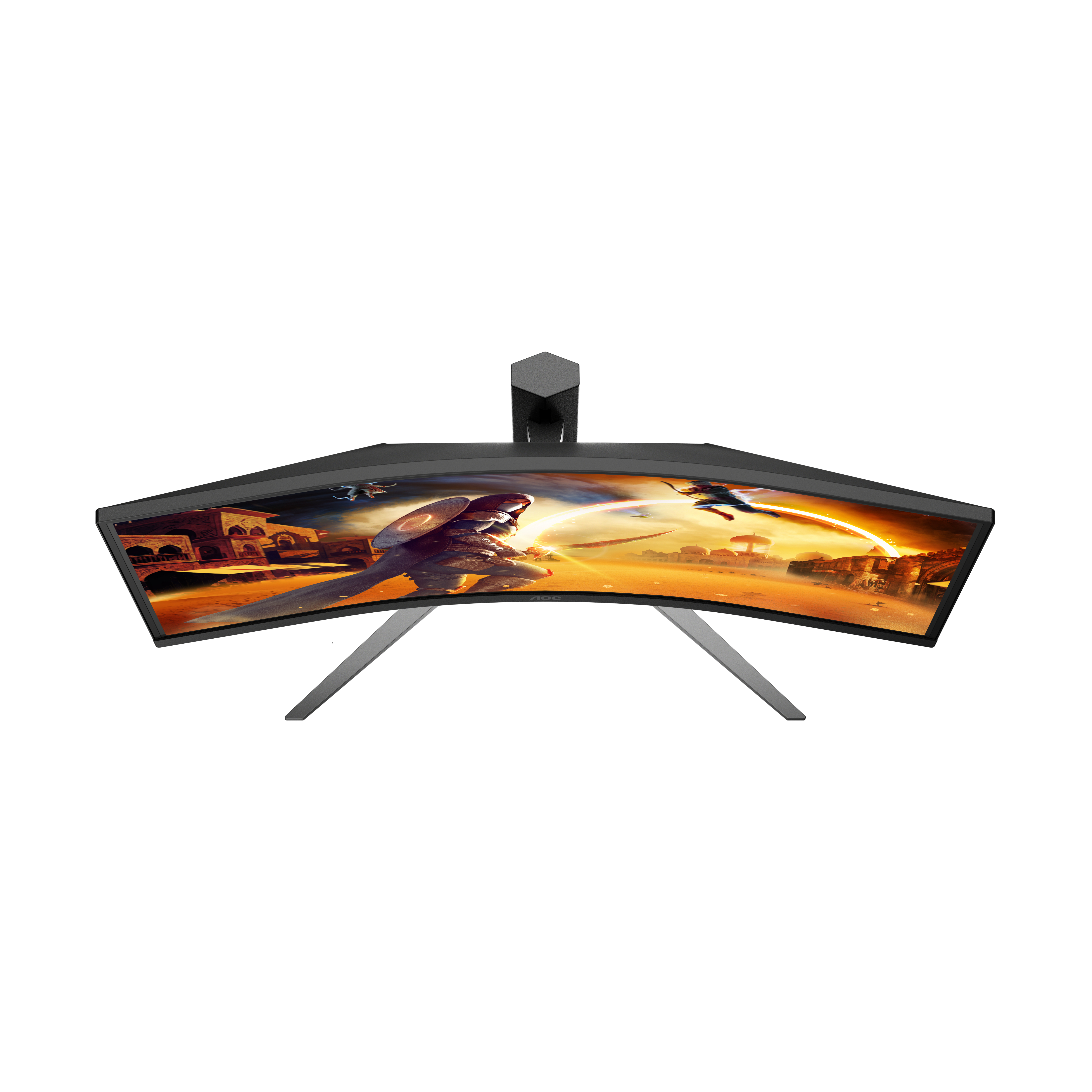AOC G4 CU34G4CA, 86,4 cm (34"), 3440 x 1440 Pixel, Wide Quad HD, 1 ms, Schwarz, Rot