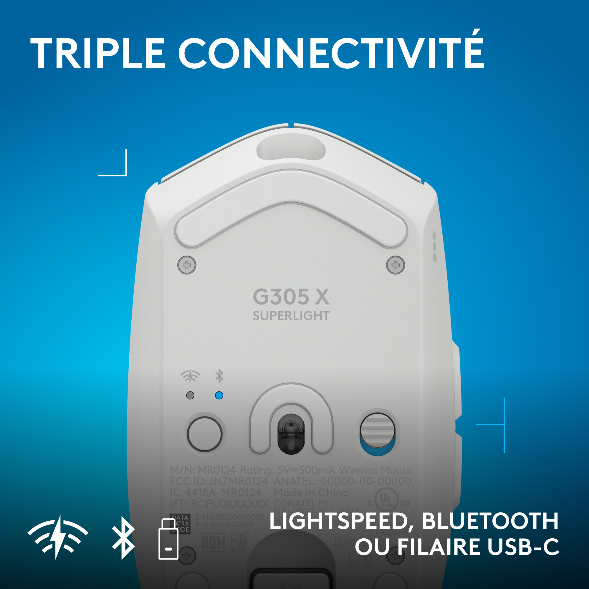 Logitech G G305 X SUPERLIGHT - Maus - optisch