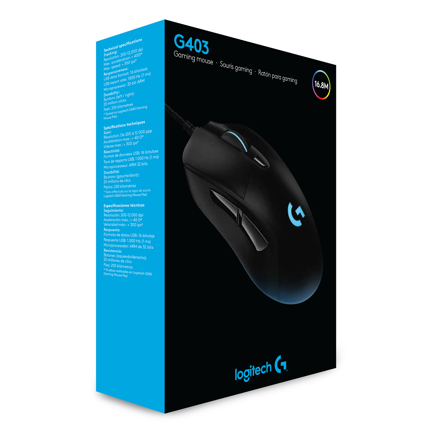 Logitech Gaming Mouse G403 HERO - Maus - optisch