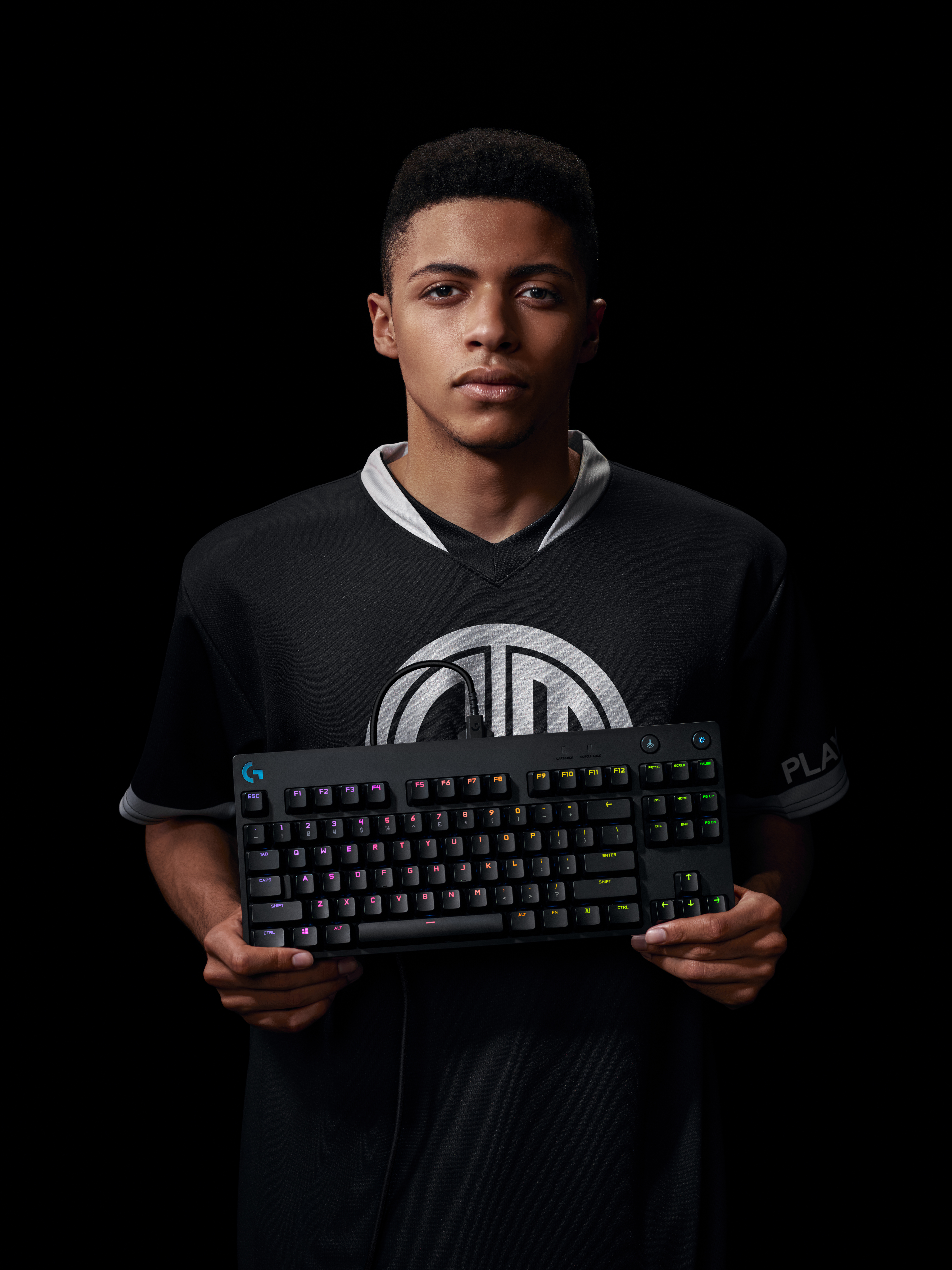 Logitech G 920-010592, Kabelgebunden, USB, Mechanischer Switch, QWERTY, RGB-LED, Schwarz