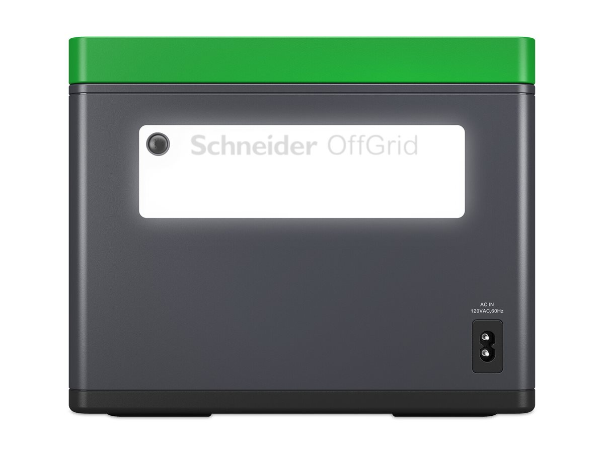 APC Schneider OffGrid 730 - Tragbares kraftwerk - LCD, Lithium-Ionen, 2 CEE 7/3 Schuko-Steckdosen, S