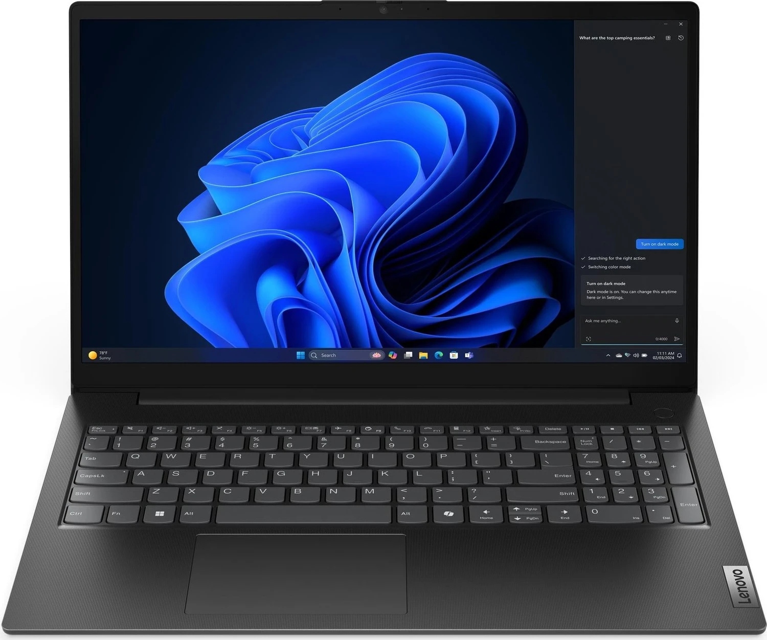 Lenovo V15 G5 IRL, 15,6" FHD, Core 5 120U, 8GB RAM, 256GB SSD, ohne Windows