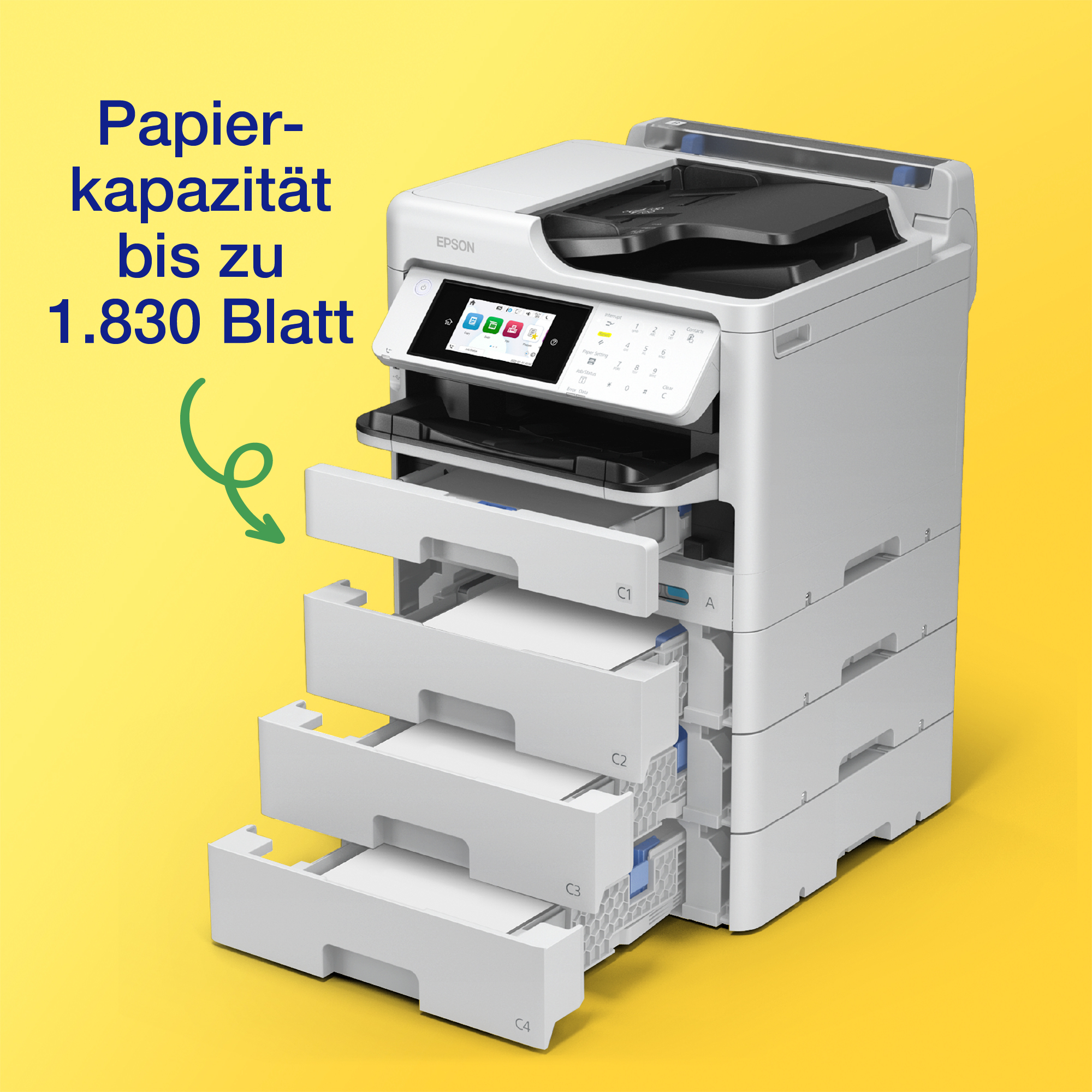 Epson WorkForce Pro WF-C5890DWF PD - Multifunktionsdrucker - Farbe - Tintenstrahl - A4/Legal (Medien