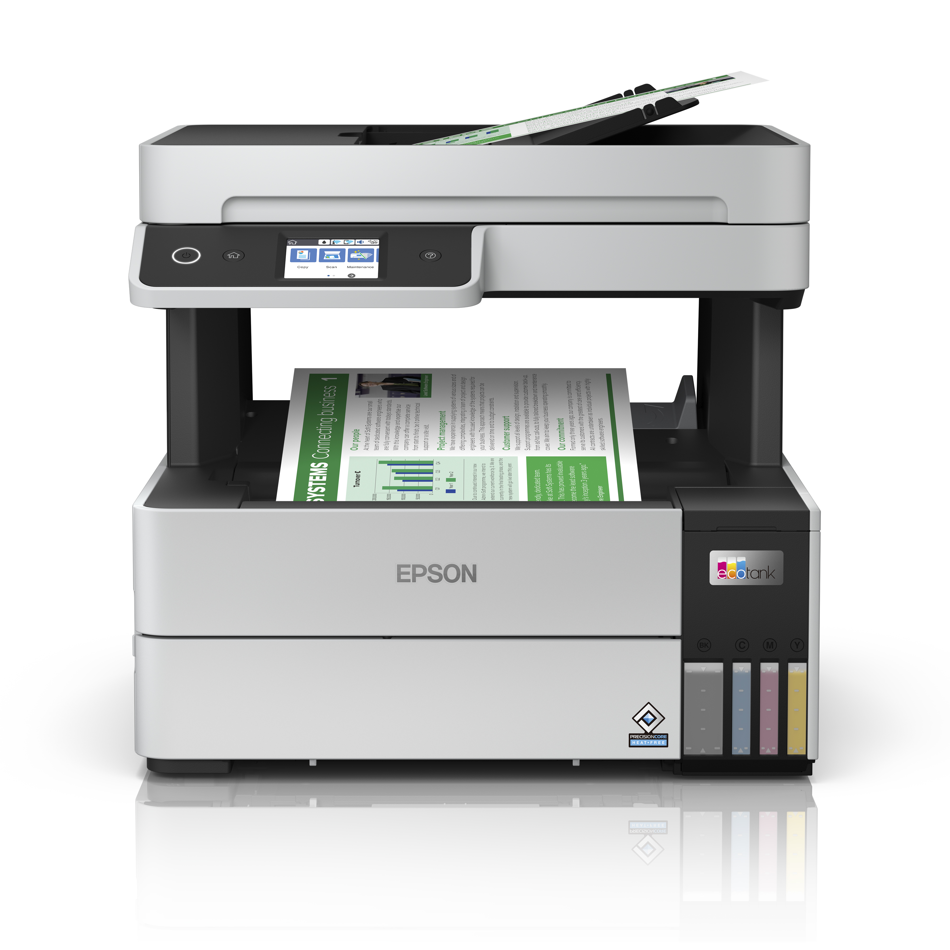 Epson EcoTank ET-5150 - Multifunktionsdrucker - Farbe - Tintenstrahl - A4/Legal (Medien)