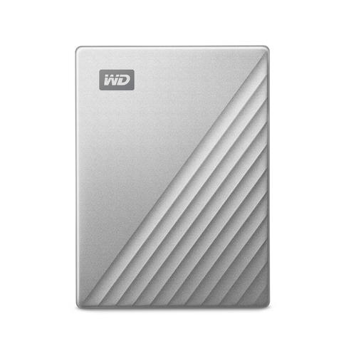 Western Digital WD My Passport Ultra silber 1TB, USB-C 3.0
