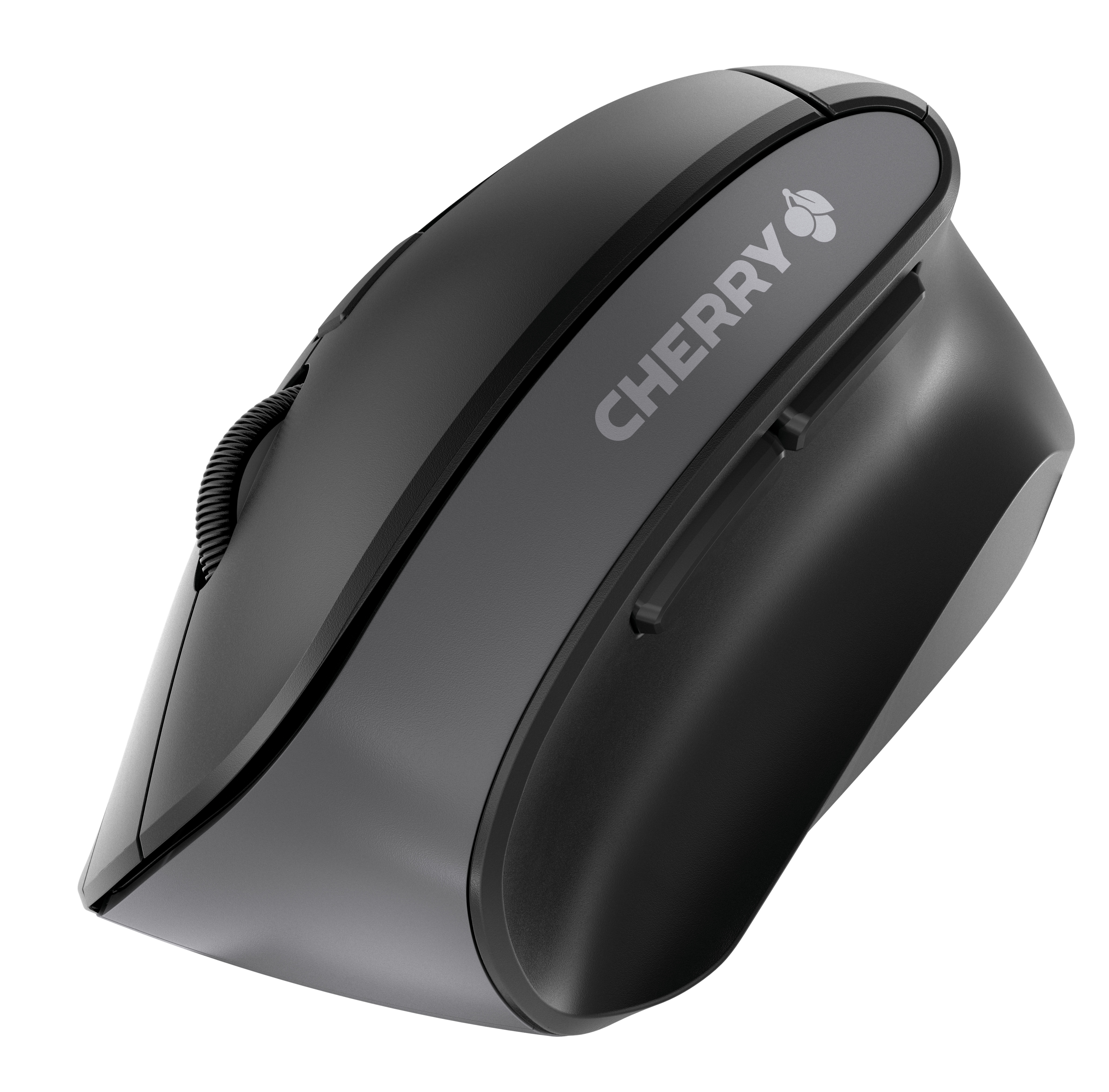 Cherry MW 4500 - Vertikale Maus - ergonomisch - Für Rechtshänder - optisch - 6 Tasten - kabellos - 2