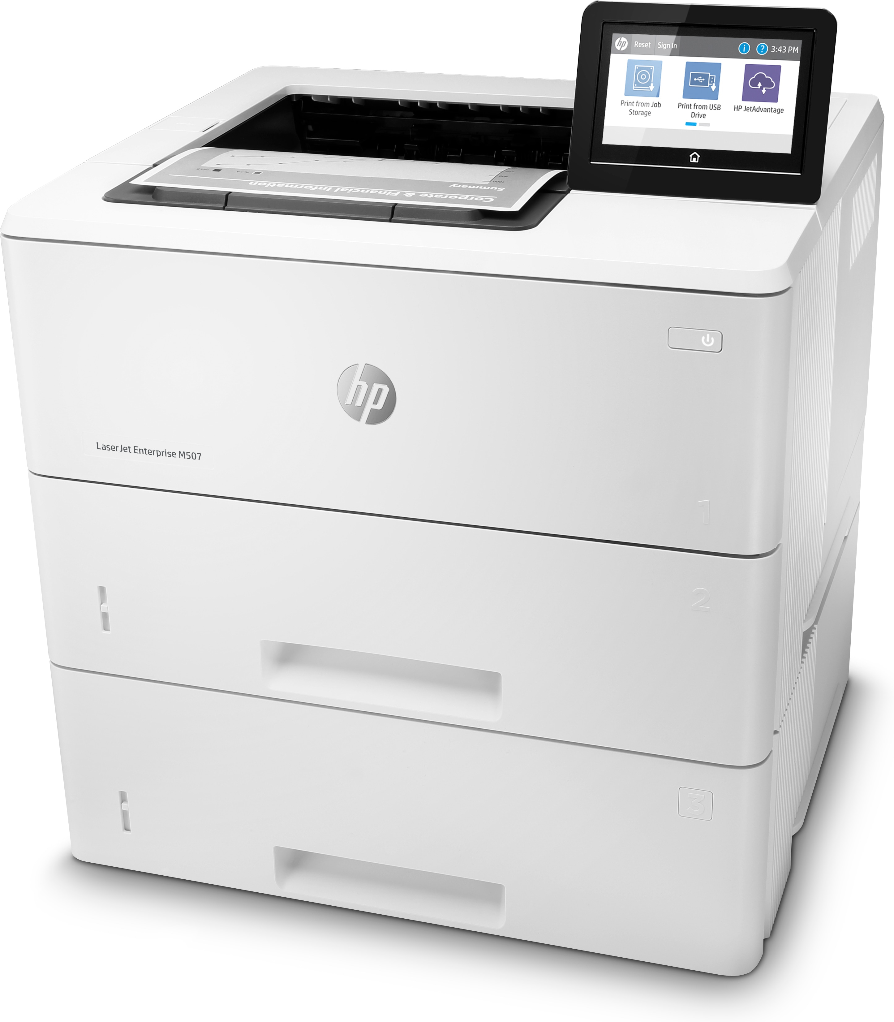 HP LaserJet Enterprise M507x S/W Laserdrucker