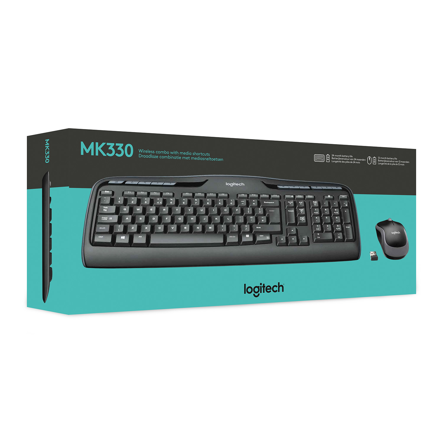 Logitech Wireless Combo MK330 - Tastatur-und-Maus-Set