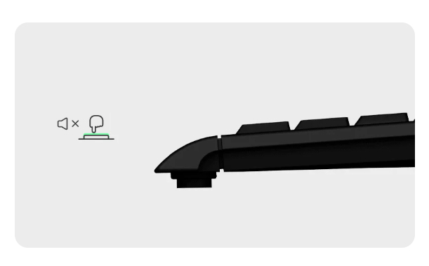 KeySonic KSK-5211ELU - Tastatur - Mini - mit