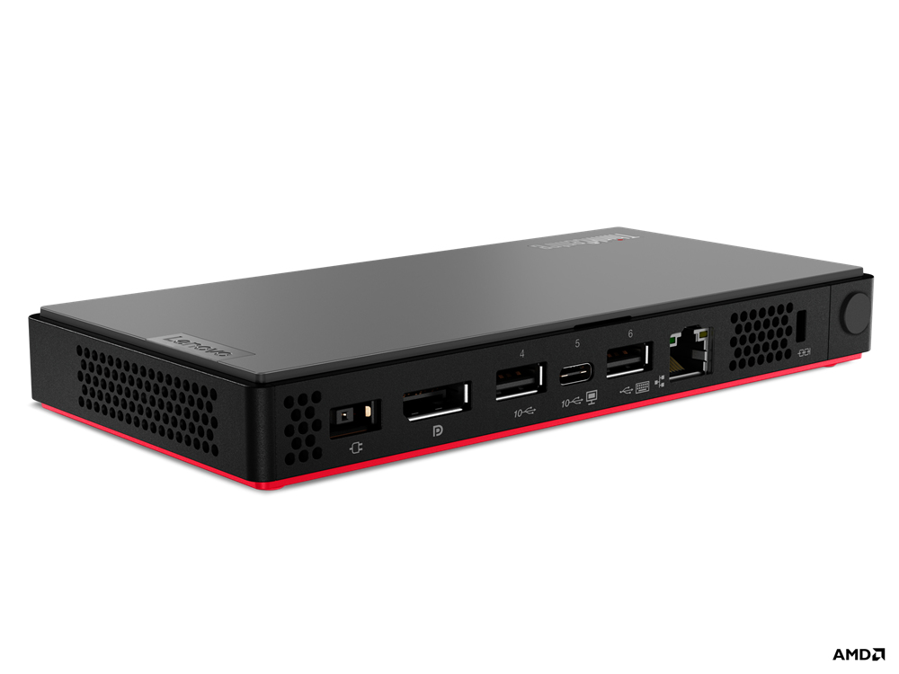 Lenovo ThinkCentre M75n 11G4 - Thin Client - Nano - 1 x Ryzen 3 Pro 3300U / 2.1 GHz - RAM 8 GB - SSD