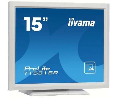 Iiyama ProLite T1531SR-W3, 38,1 cm (15"), 1024 x 768 Pixel, LED, 8 ms, Weiß