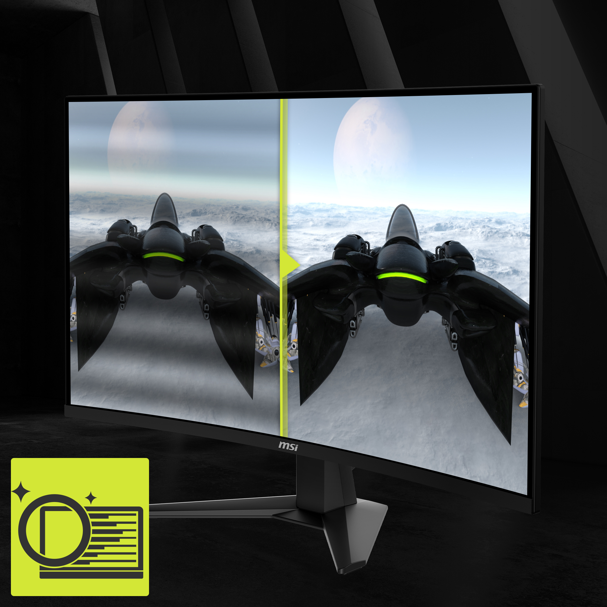 MSI MAG 274CQFDE curved, 27" WQHD, 180Hz, 0.5 ms, HDR, Adaptive-Sync