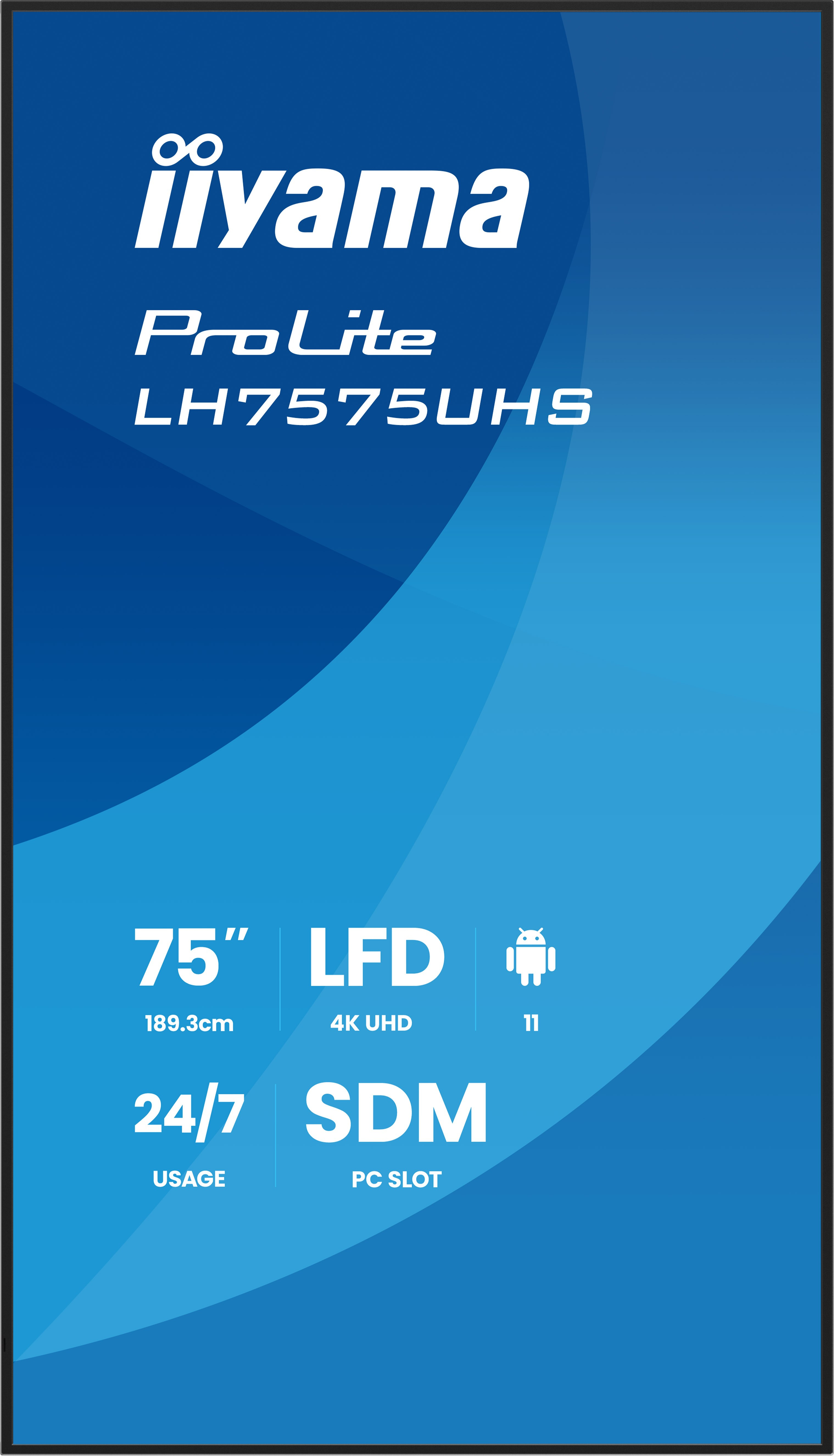 iiyama ProLite LH7575UHS-B2AG, 75"