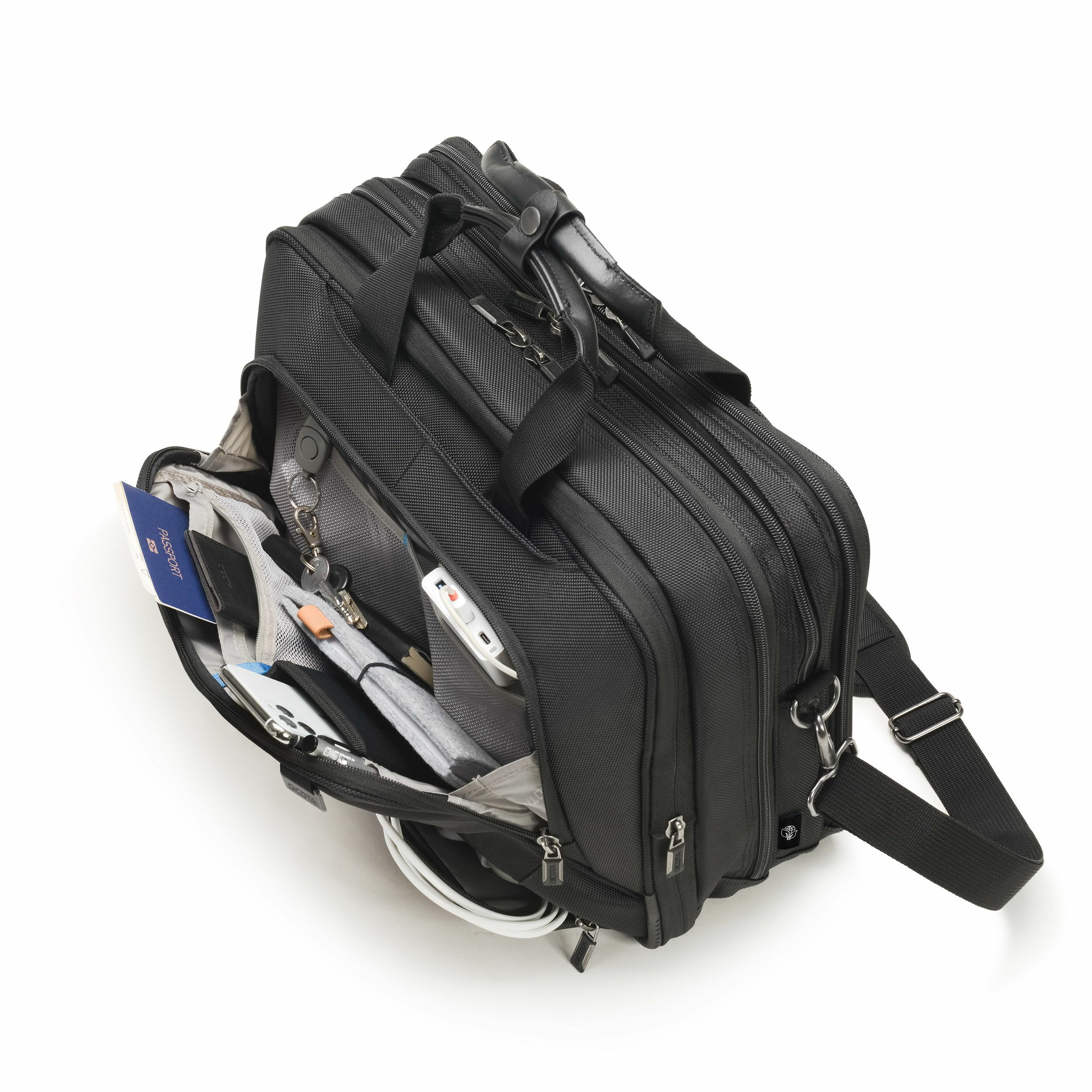 Dicota Twin PRO, Toploader-Tasche, 39,6 cm (15.6"), Ausziehbar, 1,52 kg