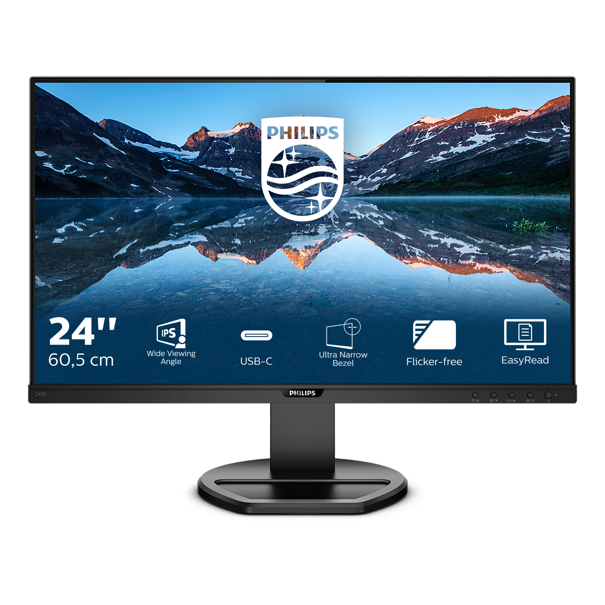 Philips B Line 243B9 - LED-Monitor - 60.5 cm (24")