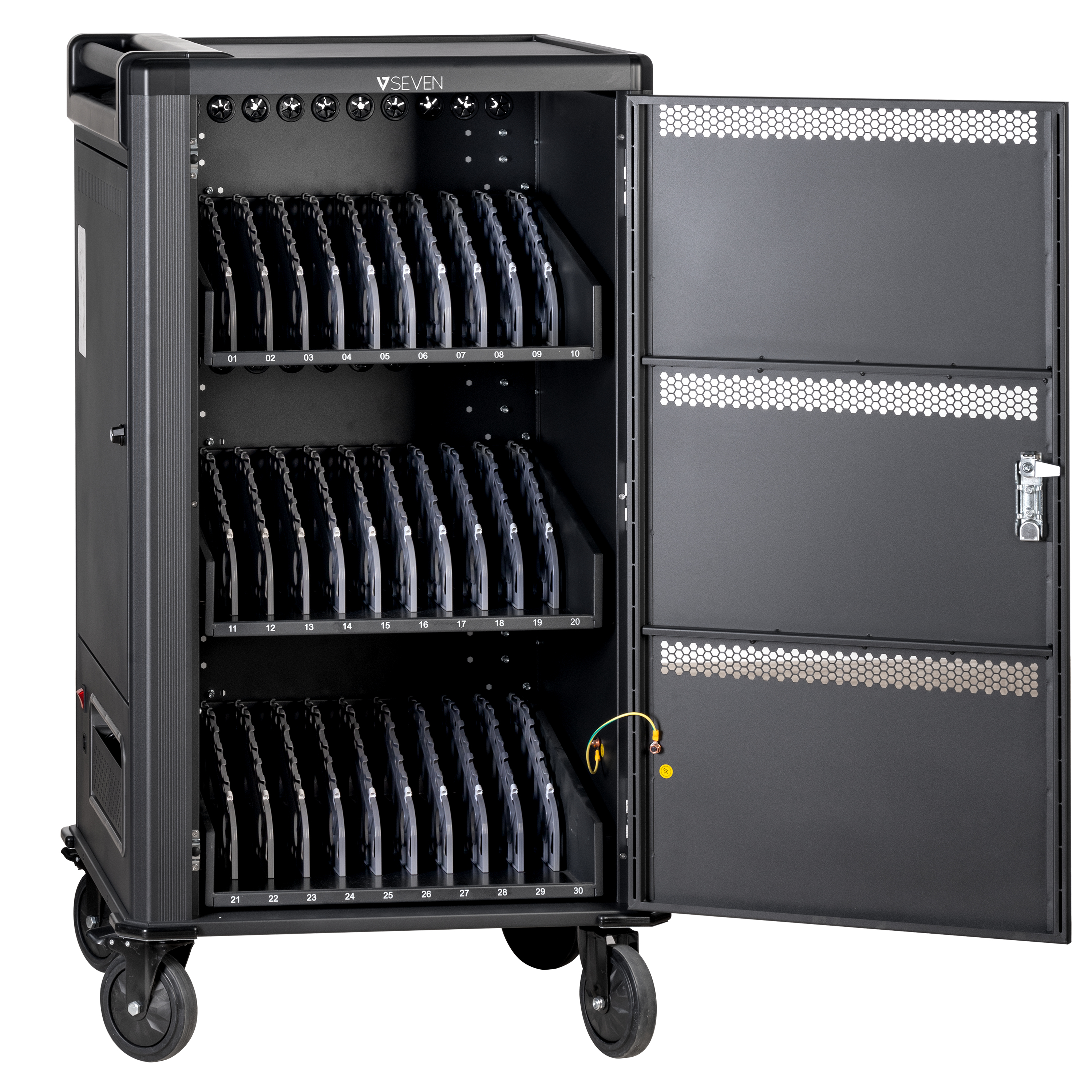 V7 Charge Cart 30 Device UK Power