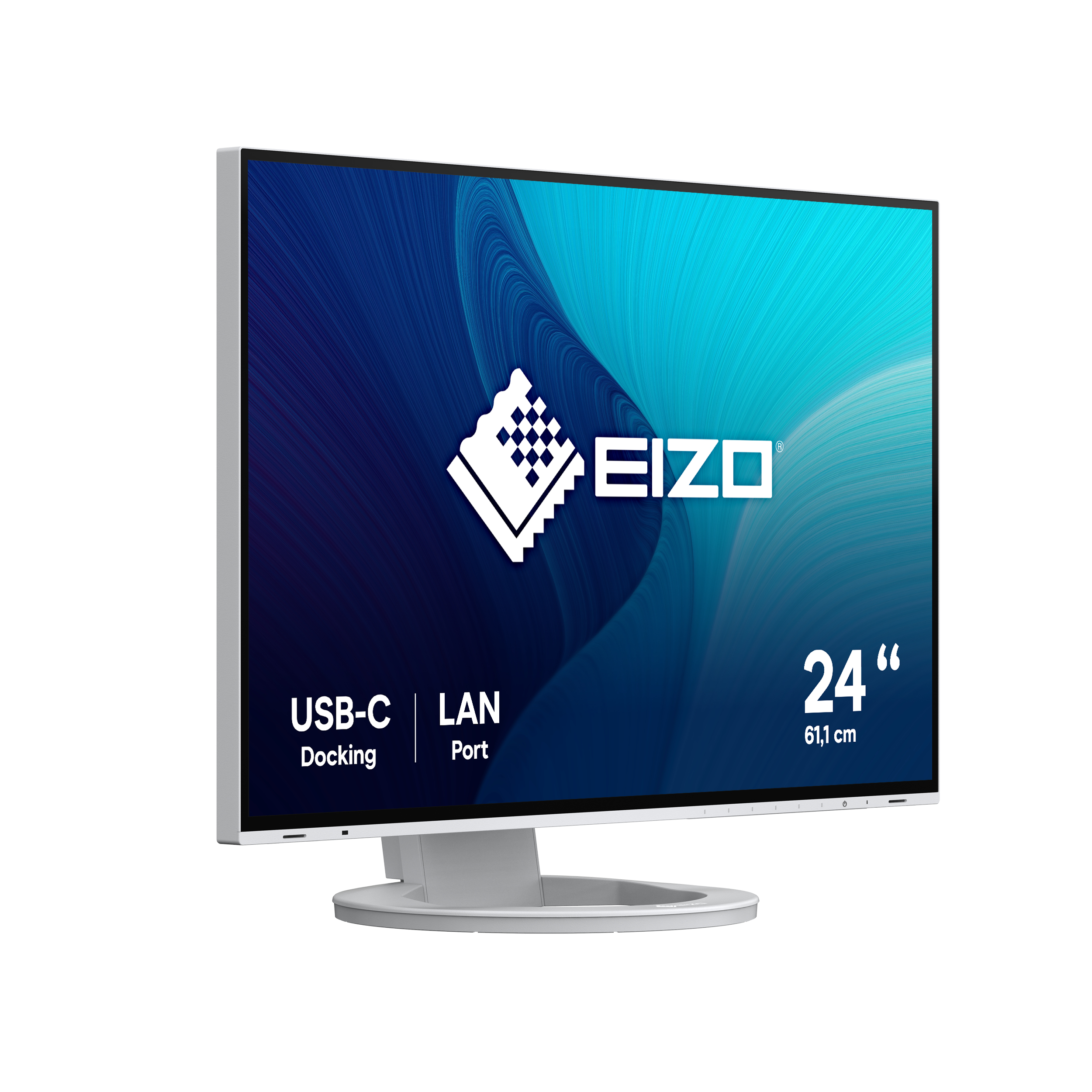EIZO FlexScan EV2495-WT - Mit FlexStand - LED-Monitor - 61.1 cm (24.1")