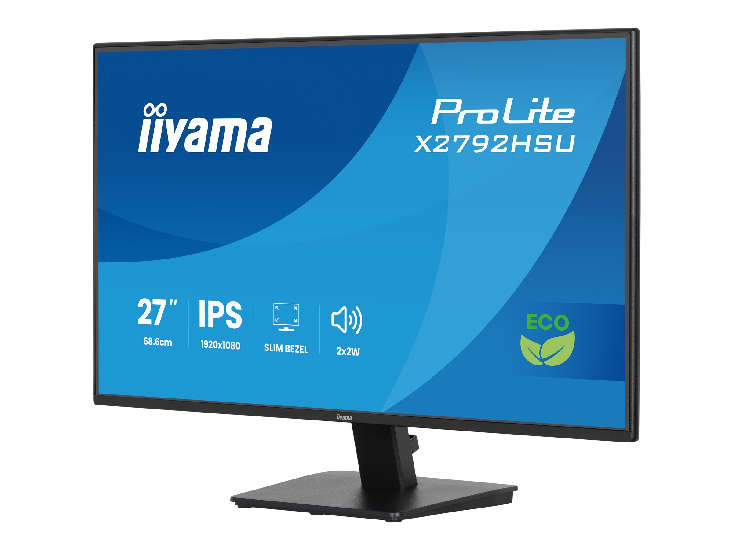 iiyama ProLite X2792HSU-B1 Monitor 68.6cm (27") Full HD, IPS, 3ms, HDMI, Displayport, USB