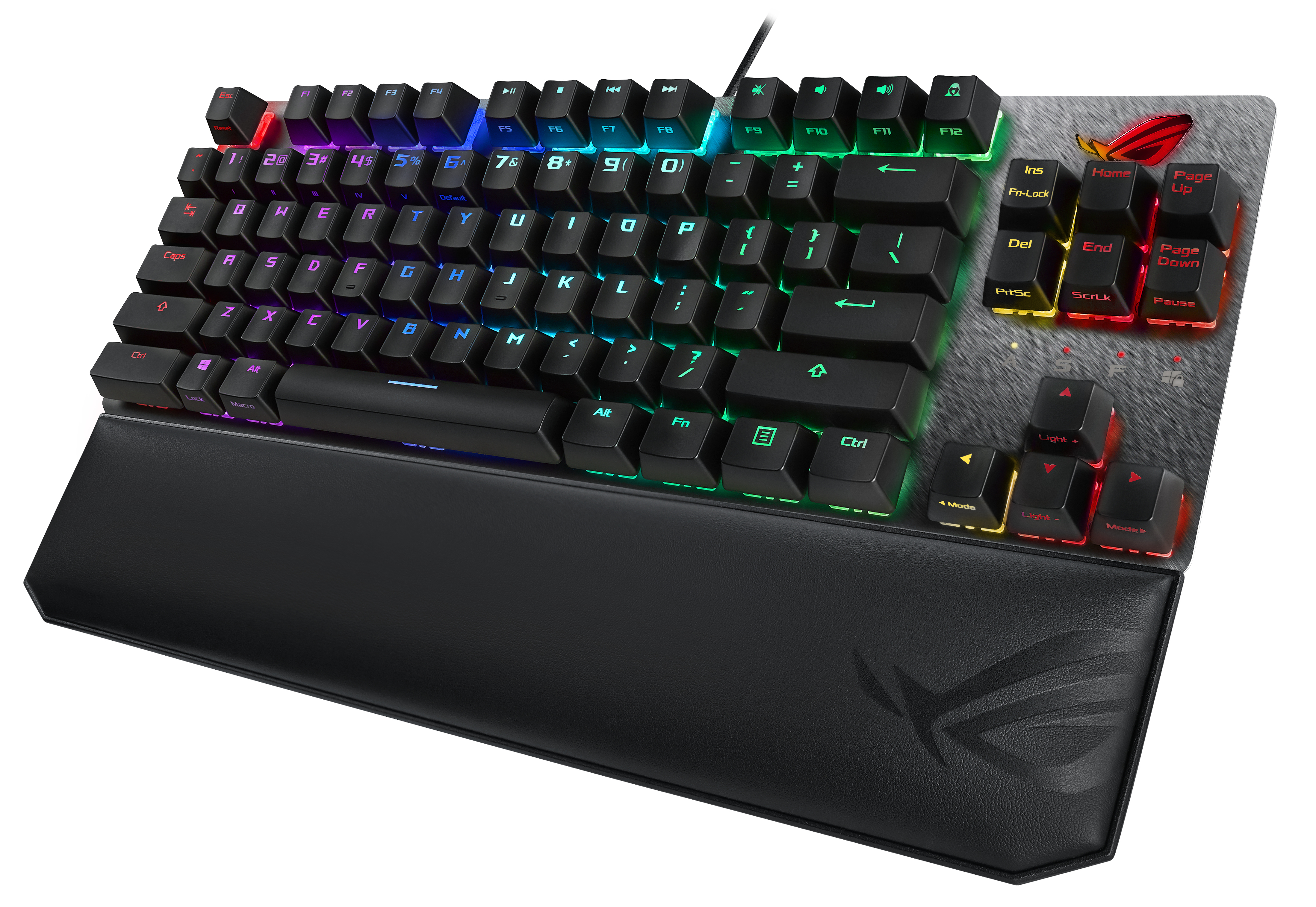 ASUS ROG Strix Scope NX TKL Deluxe, 80%, Kabelgebunden, USB, Mechanischer Switch, RGB-LED, Schwarz,
