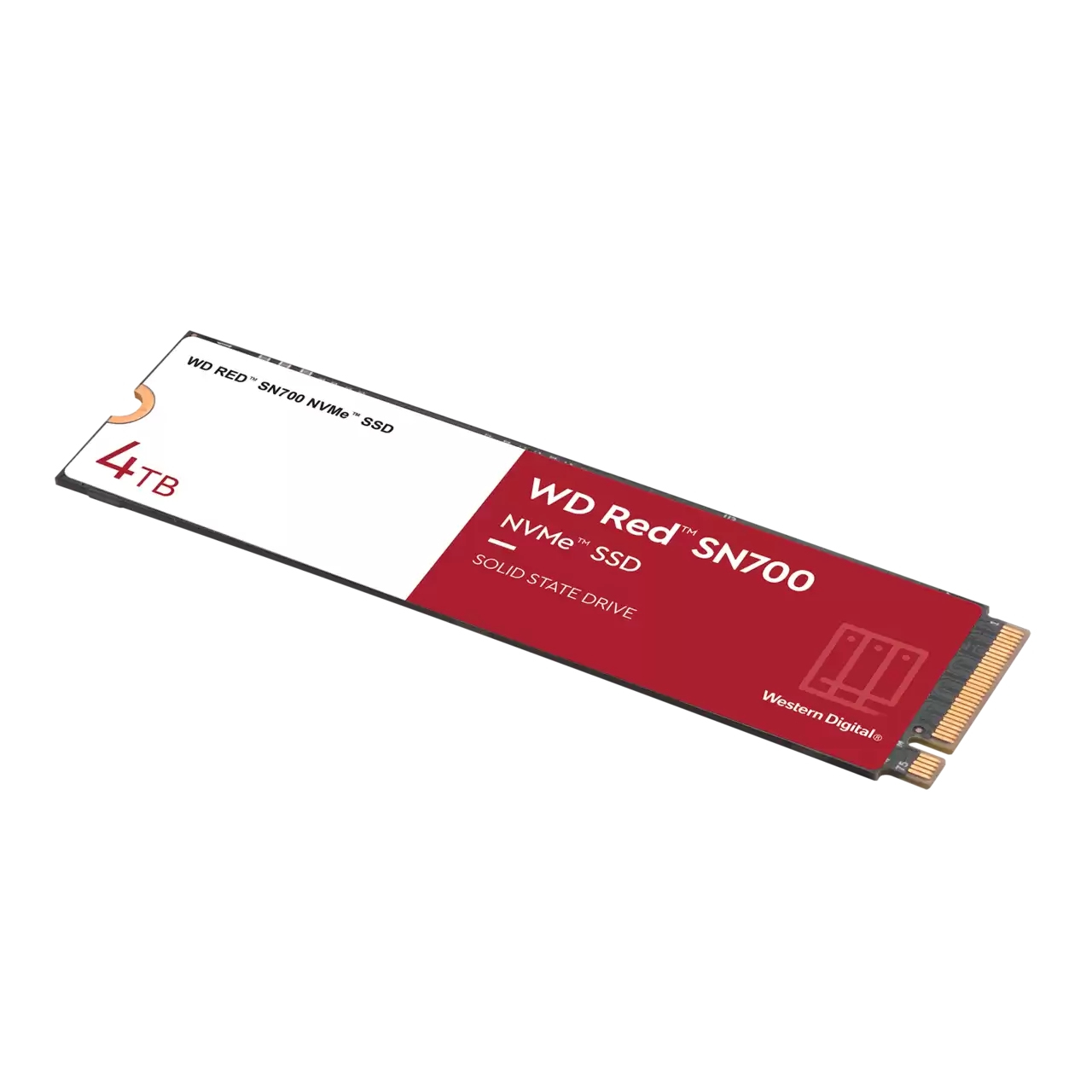 Western Digital Red SN700 NVMe NAS SSD - 0.7DWPD 4TB, M.2 2280 / M-Key / PCIe 3.0 x4