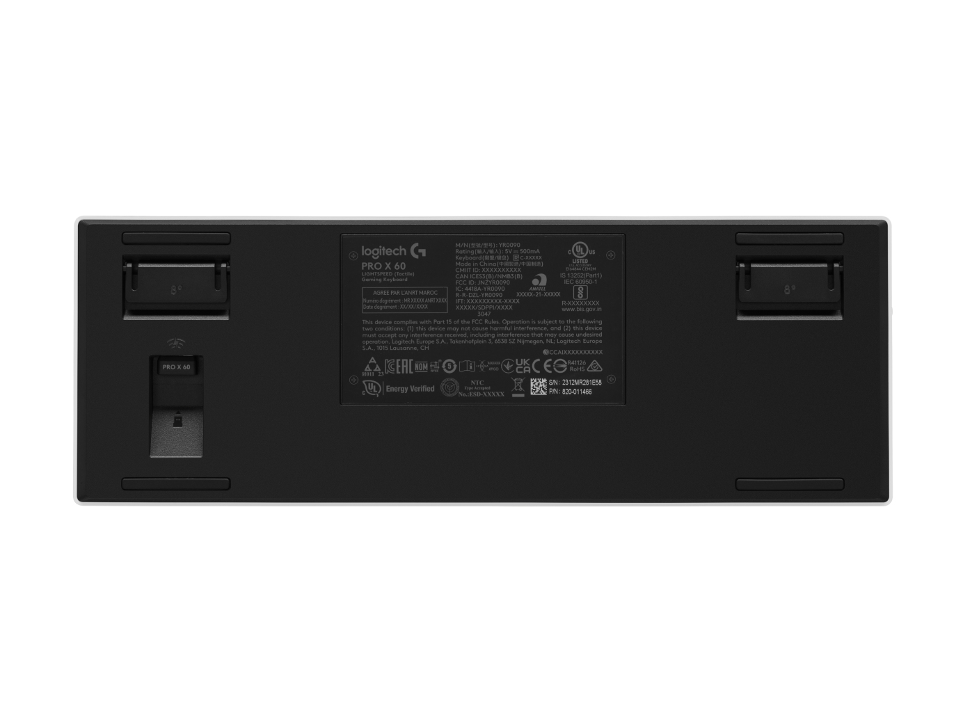 Logitech G PRO X 60 - Tastatur - Gaming - 60%