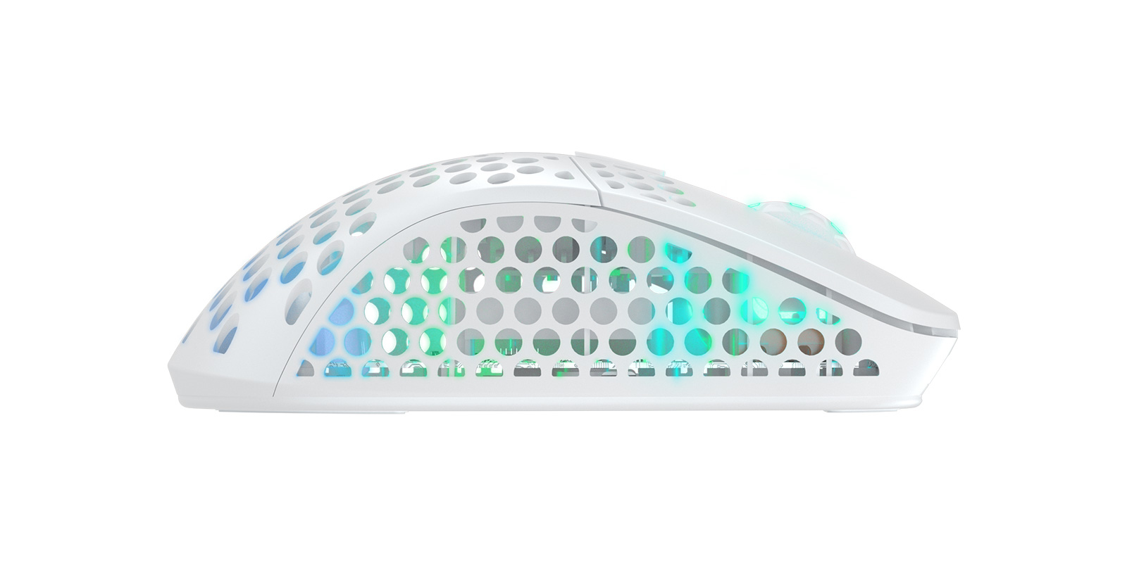 Cherry Xtrfy M4 RGB - Maus - optisch - kabellos - 2.4 GHz - kabelloser Empfänger (USB)