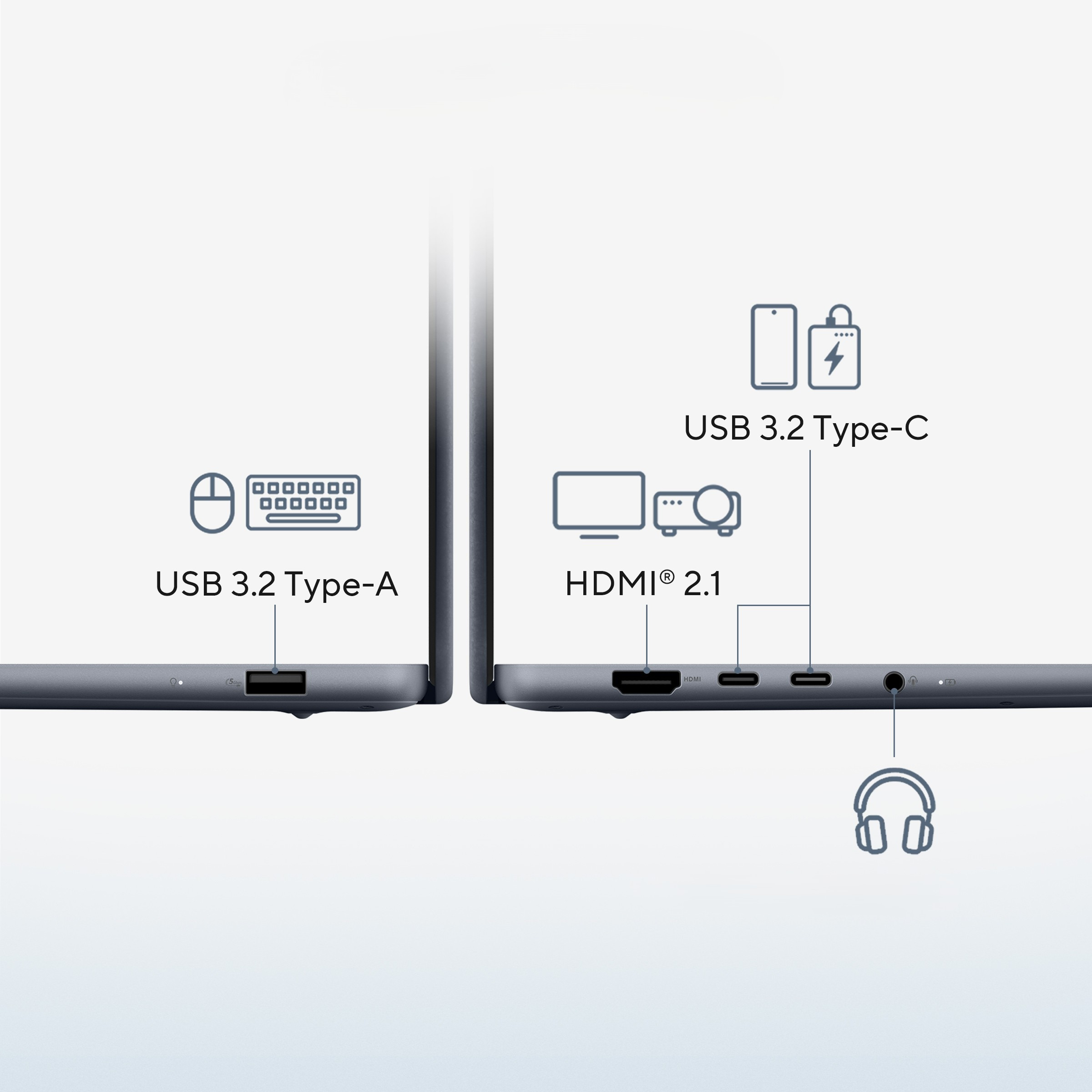 ASUS Zenbook 14 UX3480QA-SF003W, Snapdragon, 35,6 cm (14"), 1920 x 1200 Pixel, 16 GB, 512 GB, Window