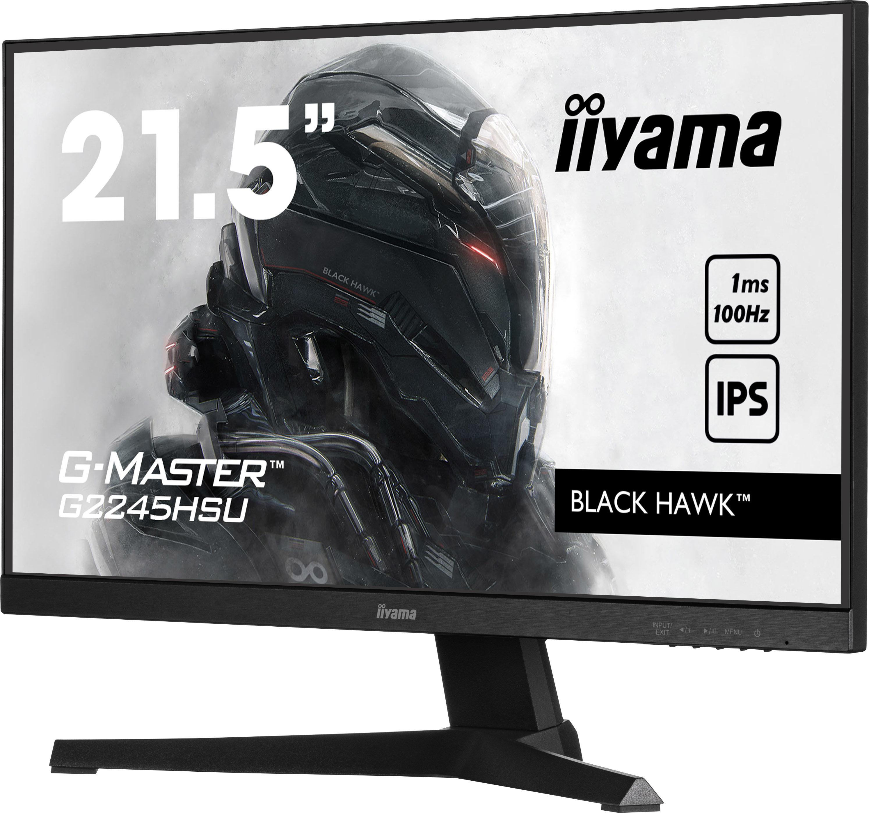 Iiyama G-MASTER Black Hawk G2245HSU-B2 - LED-Monitor - 55.9 cm (22")
