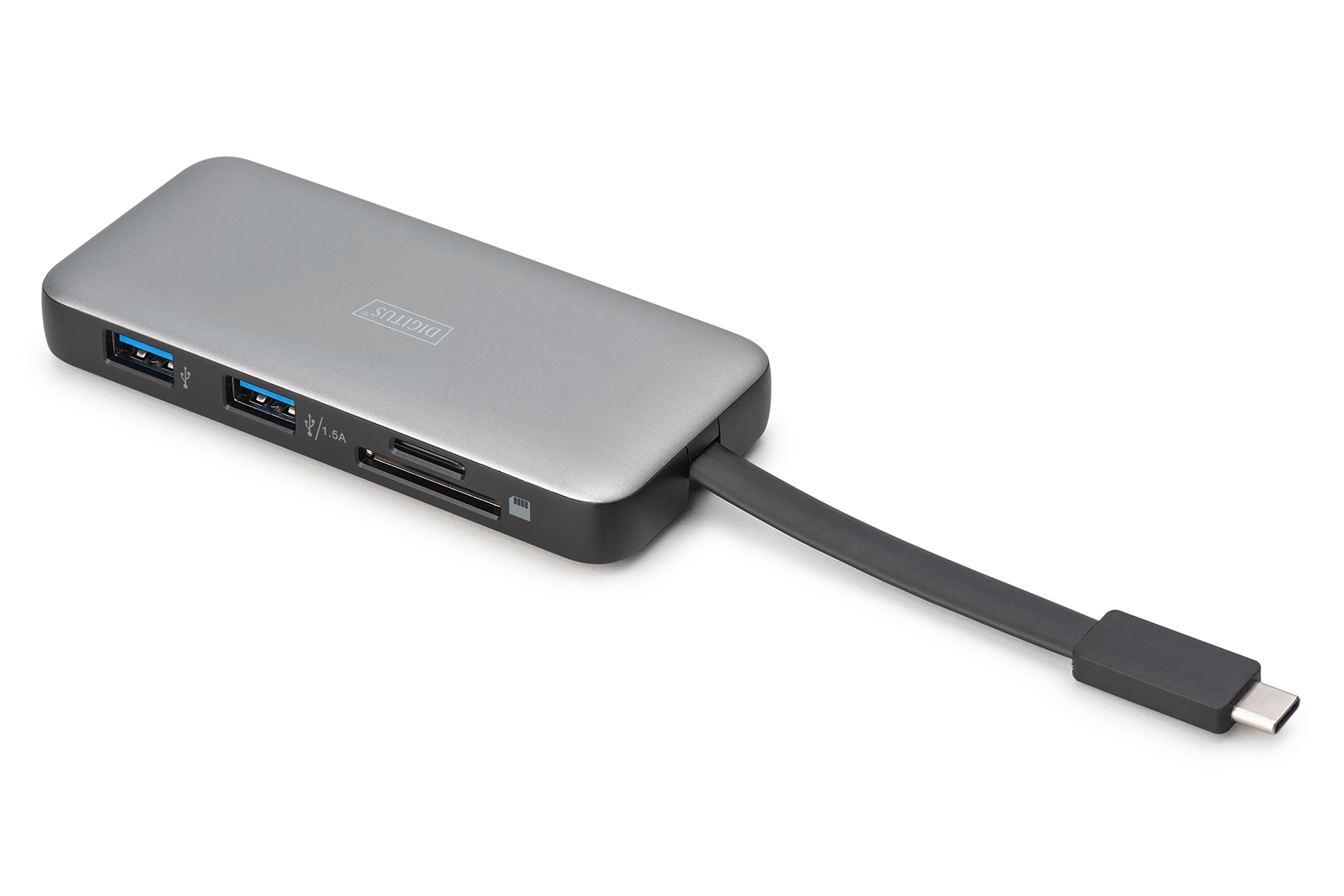 DIGITUS USB-C Travel Docking Station, 7-Port