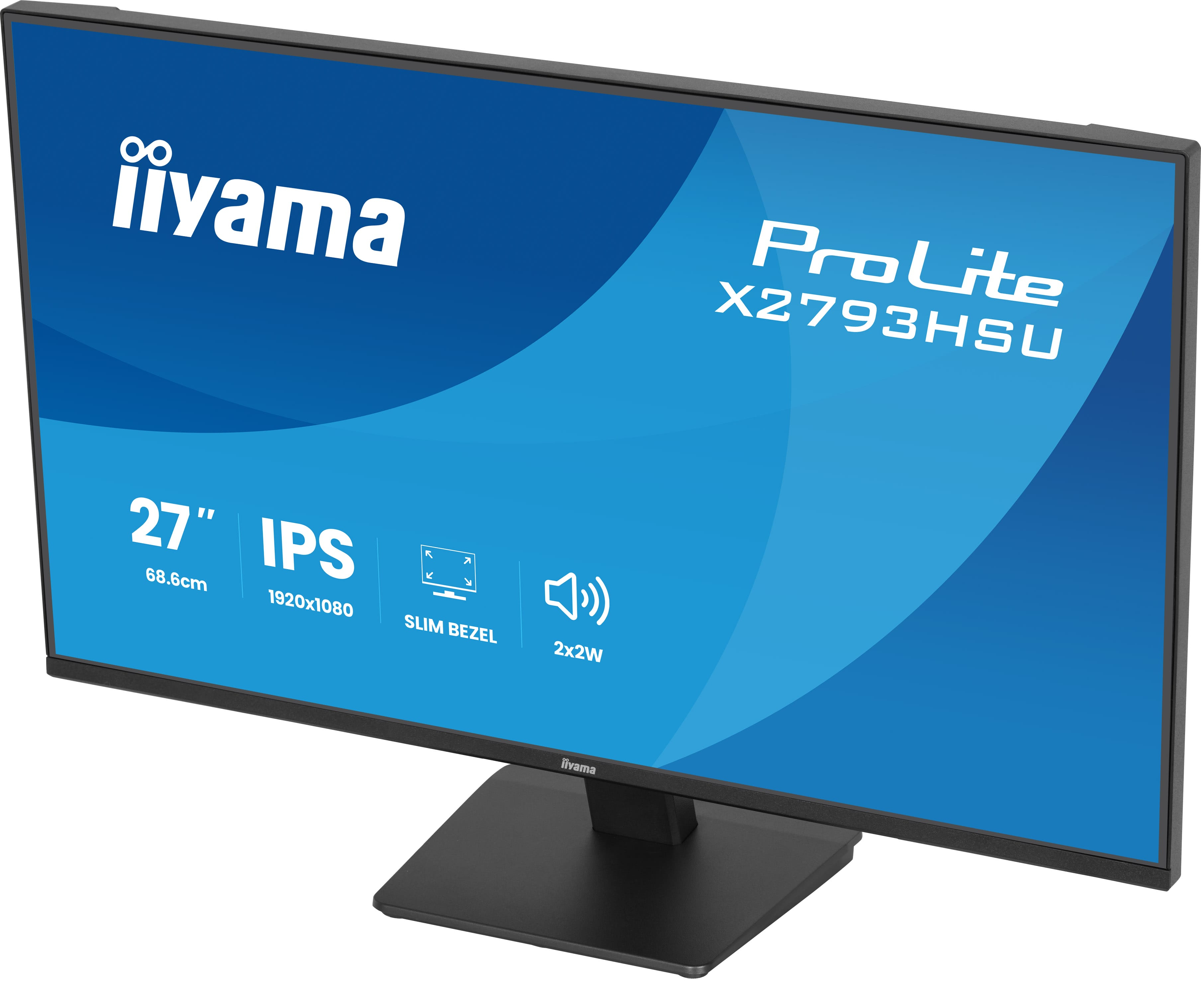 iiyama ProLite X2793HSU-B1 Monitor 68.6cm (27") Full HD, IPS, 1ms, HDMI, Displayport, USB