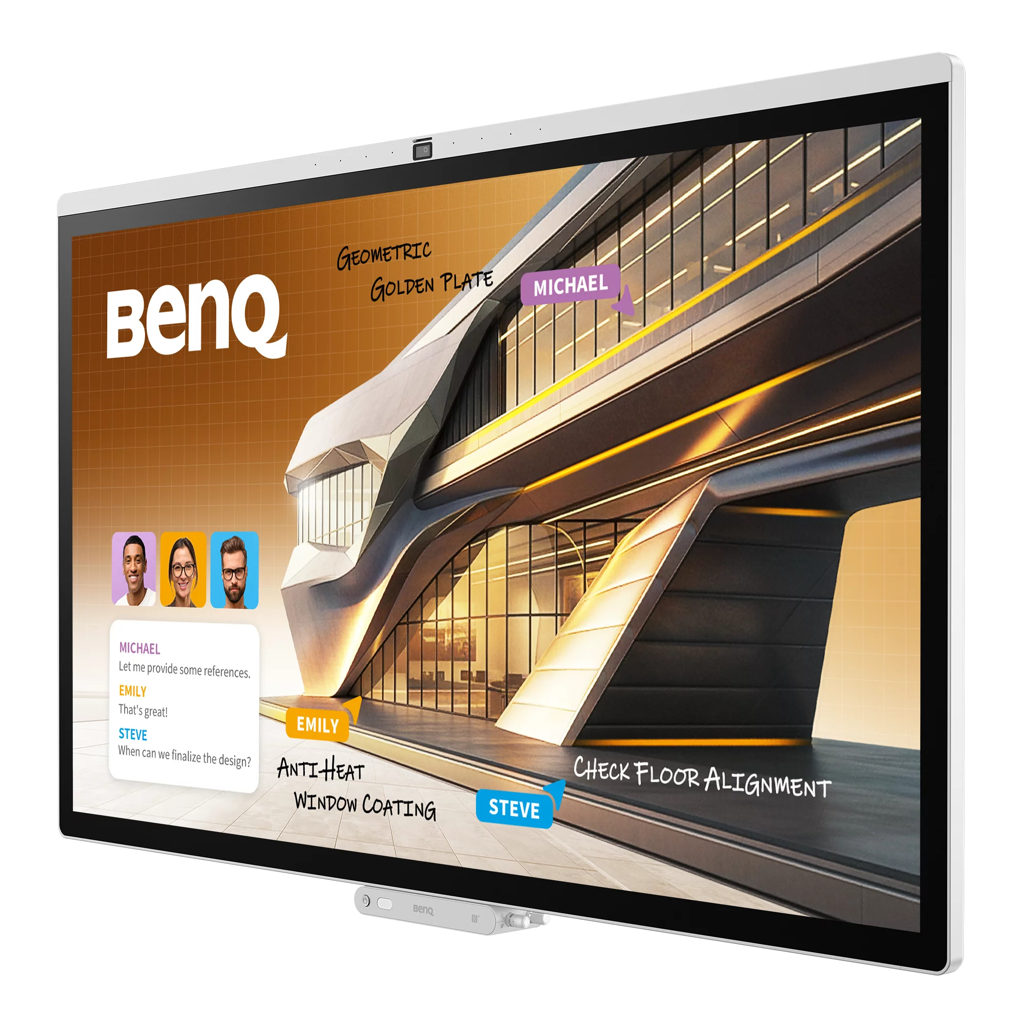 BenQ CP5505, 139,7 cm (55"), 1209,6 x 680,4 mm, 450 cd/m², 3840 x 2160 Pixel, 4K Ultra HD, ADS