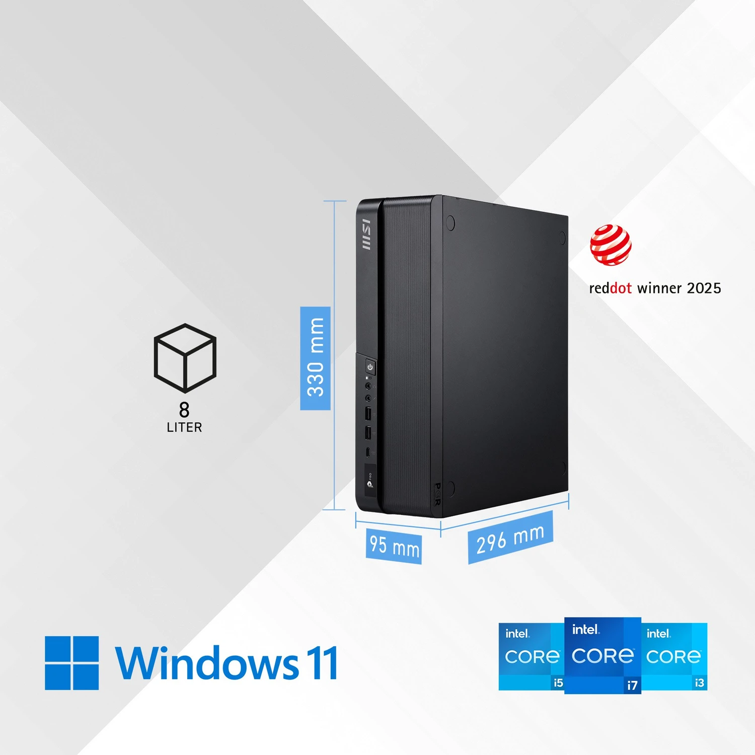 MSI PRO DP80 A14A-294AT, Core i7-14700, 16GB, 1TB SSD, Win11