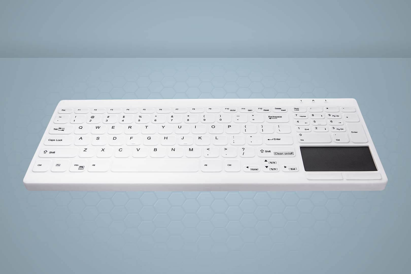 Cherry Active Key MedicalKey AK-C7412F - Tastatur - komplett versiegelt, IP68
