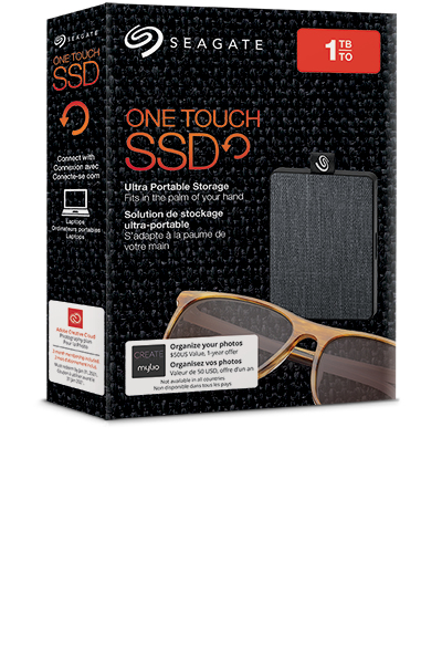 Seagate One Touch SSD schwarz 500GB, USB 3.0 Micro-B