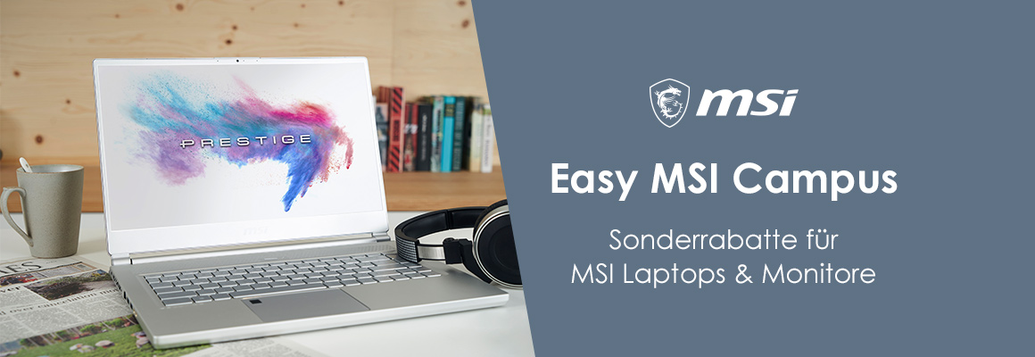 Easy MSI Campus Aktion bei Easynotebooks
