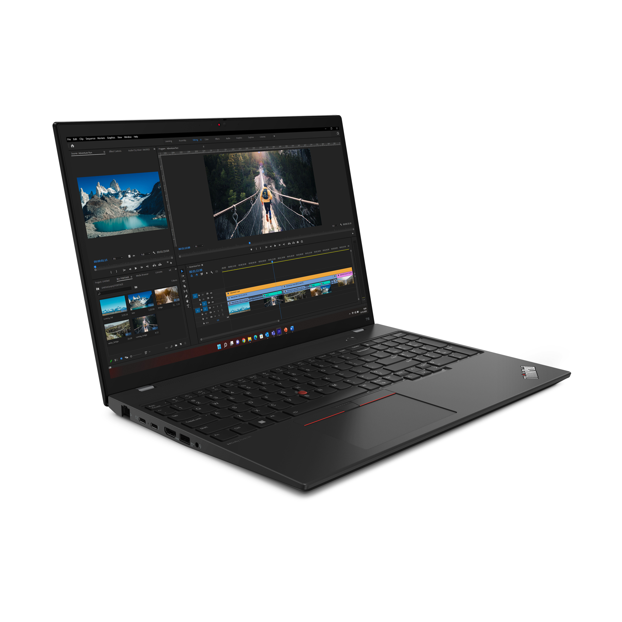 Lenovo ThinkPad T16 Gen 2 21HH - 180°-Scharnierdesign - Intel Core i5 1345U / 1.6 GHz - vPro Enterpr