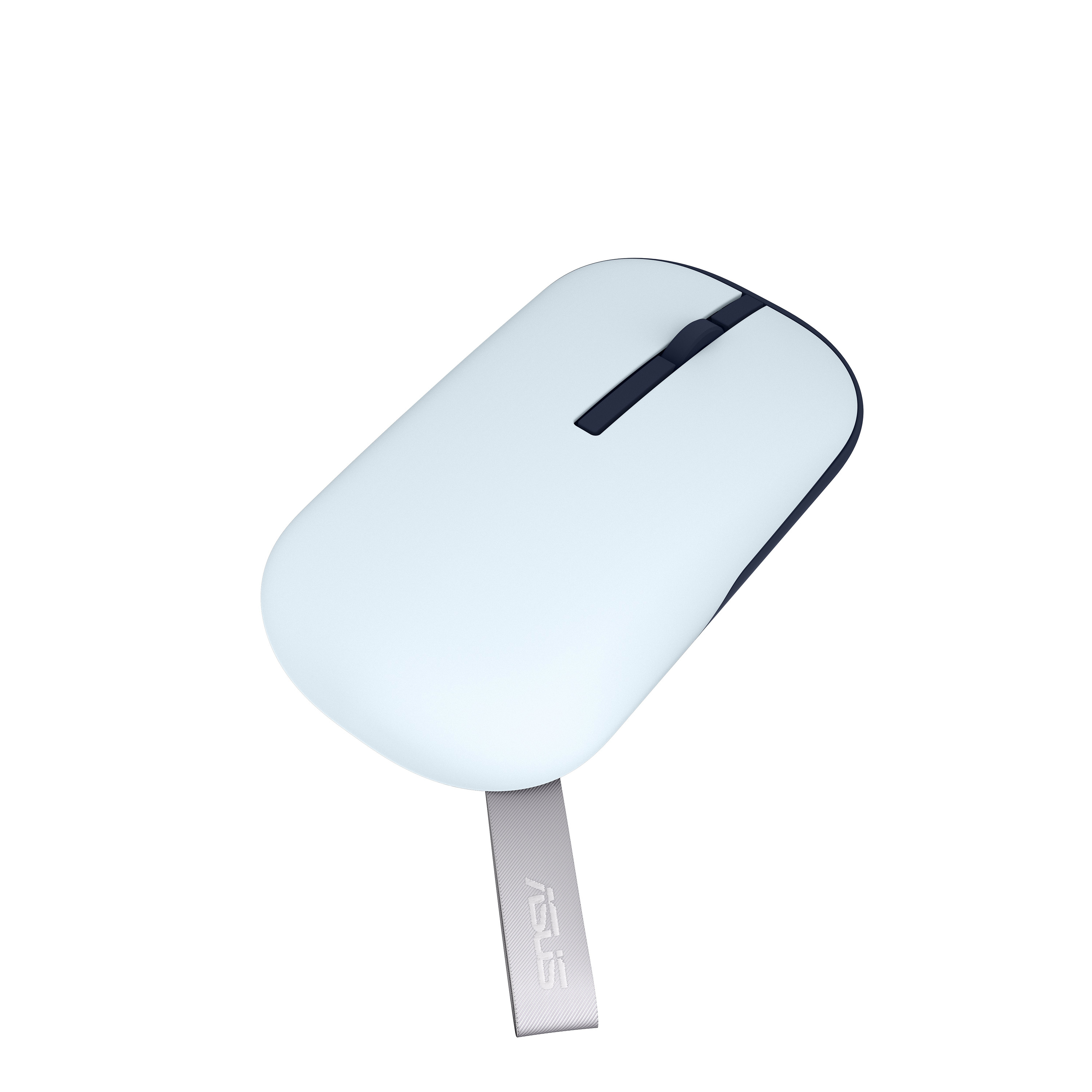 ASUS MD100 - Maus - rechts- und linkshändig - optisch - kabellos - 2.4 GHz, Bluetooth 5.0 LE - kabel