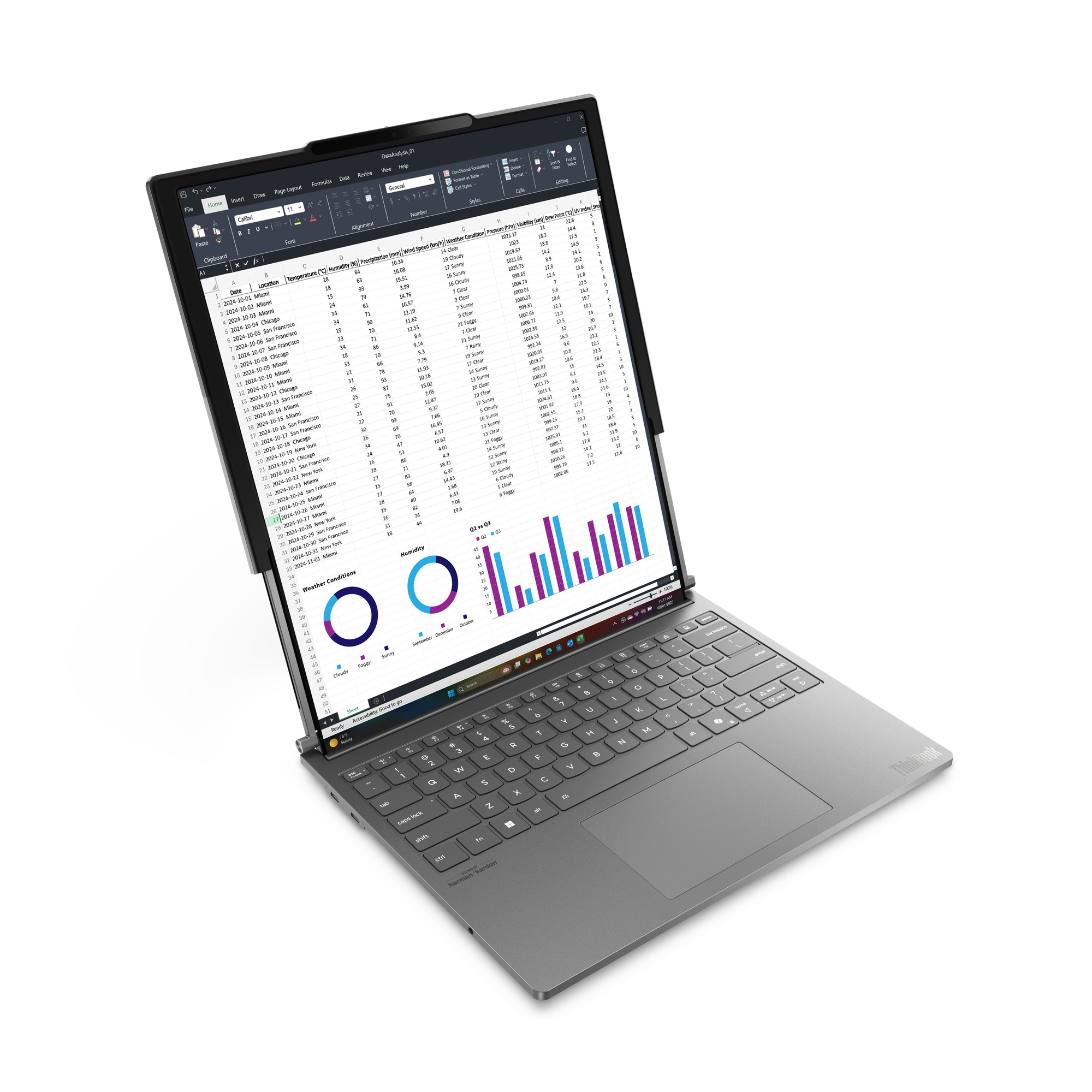 Lenovo ThinkBook Plus G6 Rollable - 14" bis 16,7", Core Ultra 7 258V, 32GB, 1TB SSD, Win11 Pro