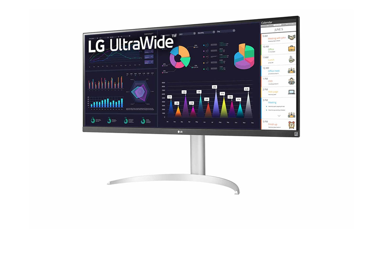 LG 34WQ650-W - LED-Monitor - 86.6 cm (34") -