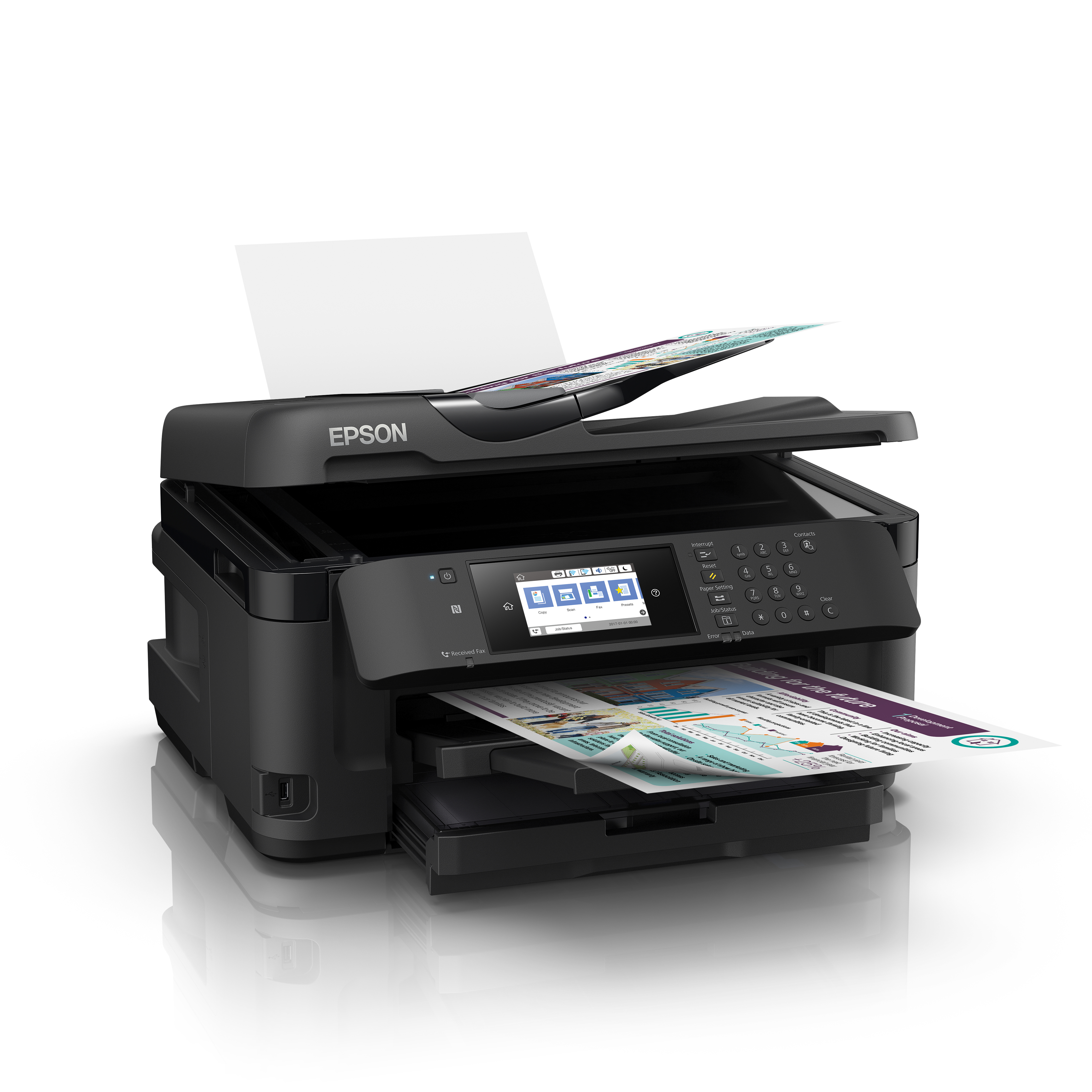 Epson WorkForce WF-7710DWF - Multifunktionsdrucker - Farbe - Tintenstrahl - A3 (Medien)