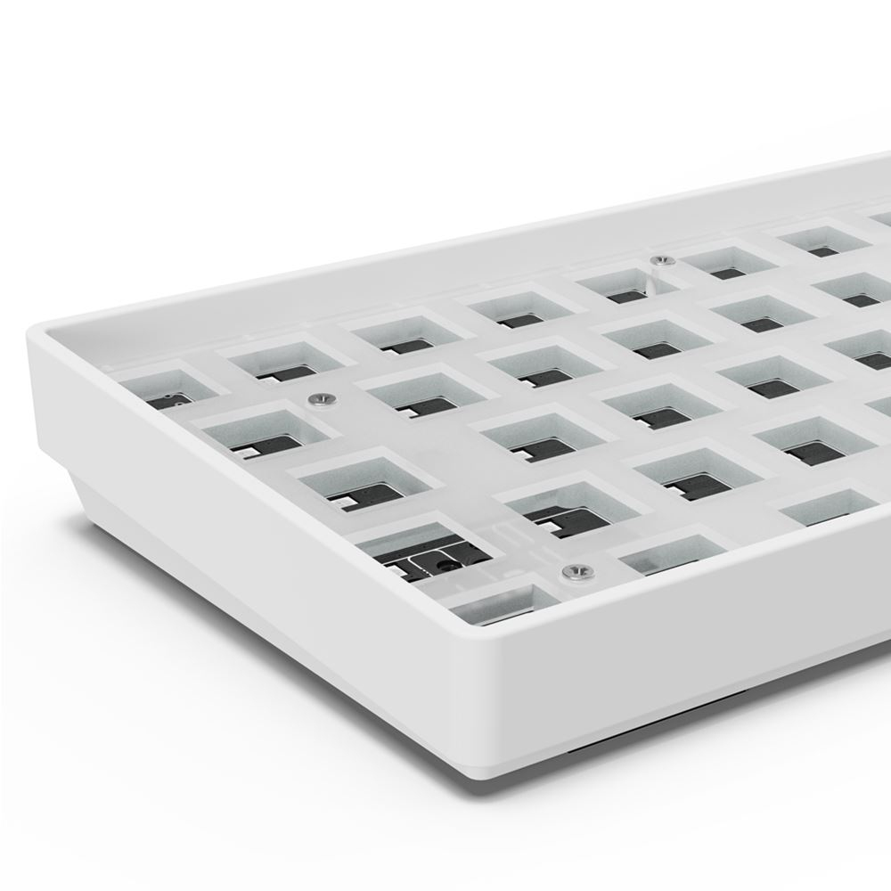 Sharkoon SKILLER SGK50 S4, 60%, Kabelgebunden, USB, QWERTY, RGB-LED, Weiß