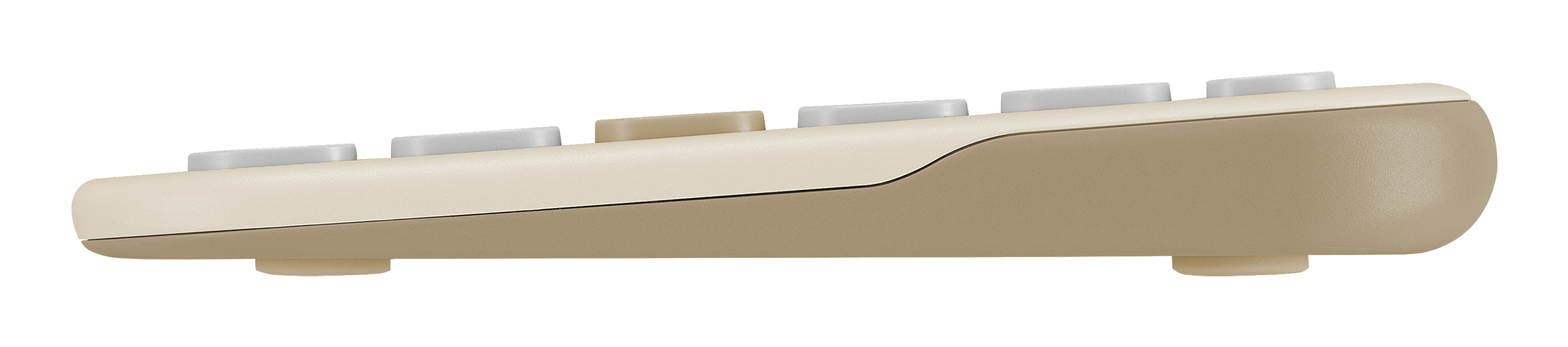 ASUS Marshmallow Keyboard KW100, 75%, Kabellos, Bluetooth, Scherenschalter, QWERTZ, Beige, Grau, Wei
