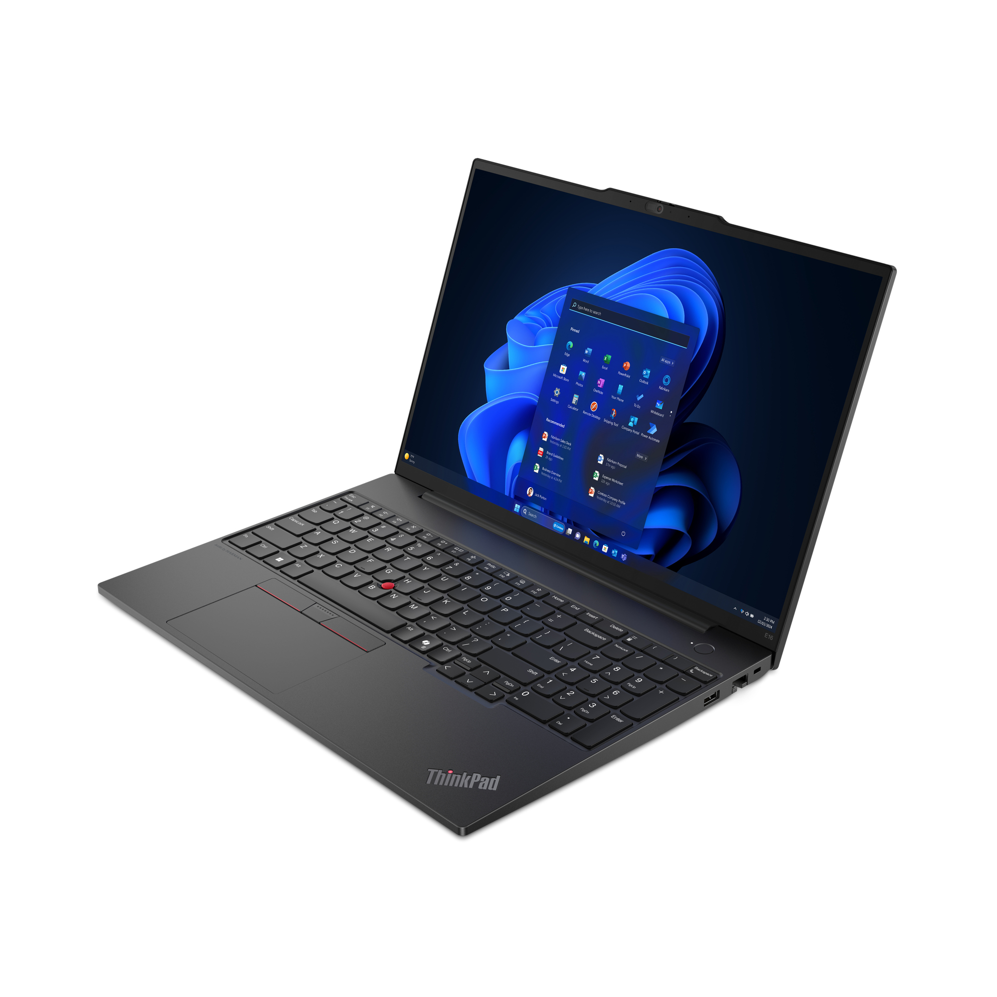Lenovo ThinkPad E16 Gen 2 (Intel), 16" WUXGA, Core Ultra 7 155H, 32GB RAM, 1TB SSD, Win11 Pro