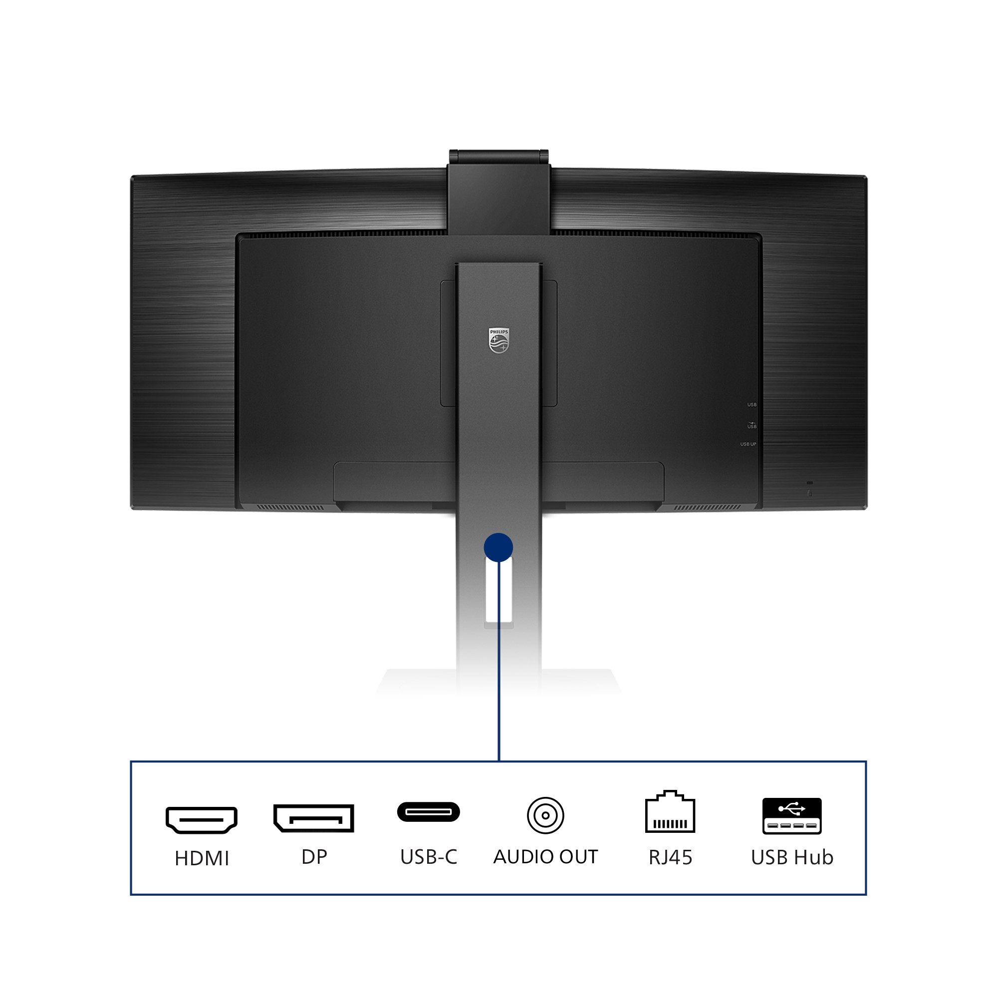 Philips P-line 346P1CRH - LED-Monitor - gebogen - 86 cm (34")