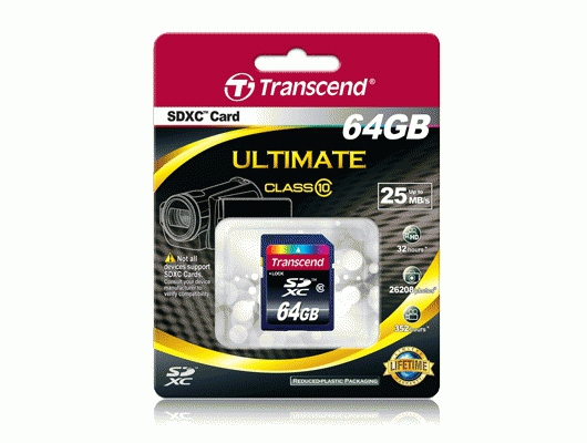Transcend Premium - Flash-Speicherkarte - 64 GB